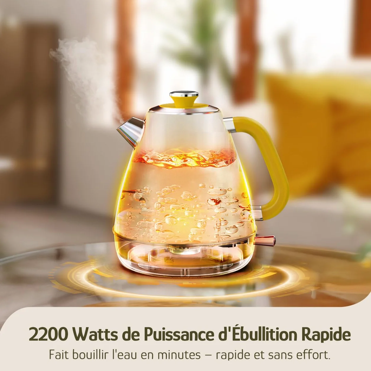 Hazel Quinn X Eduardo Recife Ensemble Bouilloire Grille Pain, Bouilloire Electrique 1,7 L 2200 W, Grille Pain Double Fente 815W, Acier Inoxydable, Sans BPA, Sans Fil
