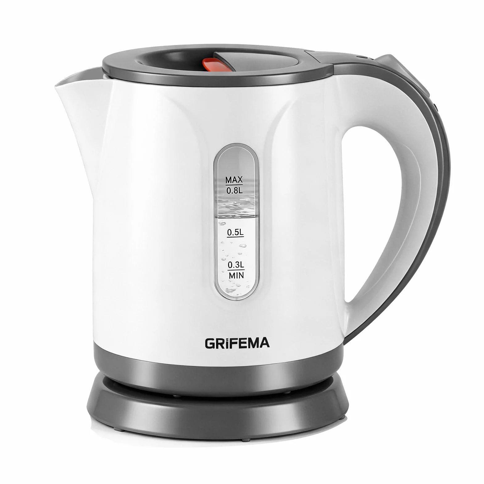 GRIFEMA GC1001 Bouilloire Électrique 0,8L 1100W Filtre Anti-Calcaire Amovible Arrêt Automatique
