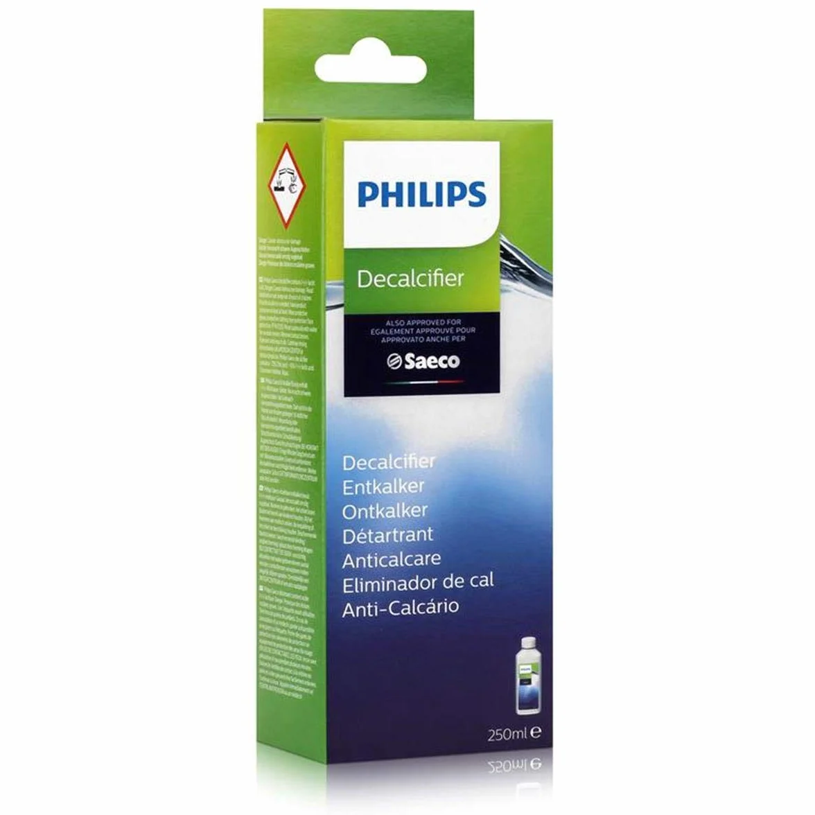 Philips Saeco Détartrant 250 ml Lot de 4 - Pour machines à café automatiques