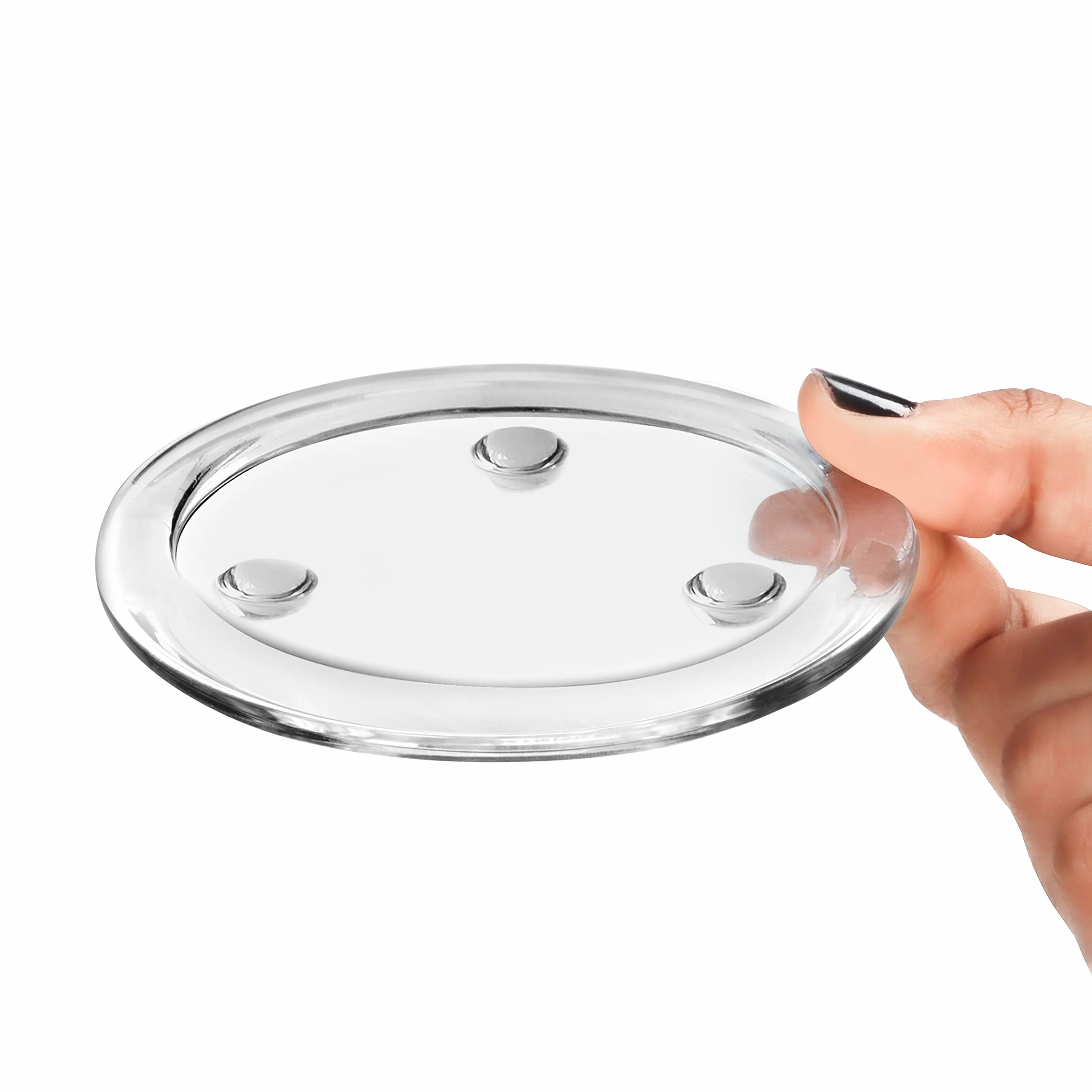 Belle Vous Support Bougie Verre Transparent Lot de 12 Bougeoir Décoration Maison Centre de Table