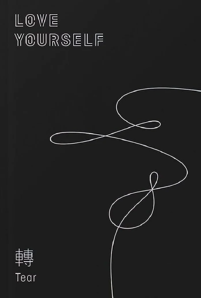 Love Yourself 轉 'Tear' Vinyle couleur blanc opaque