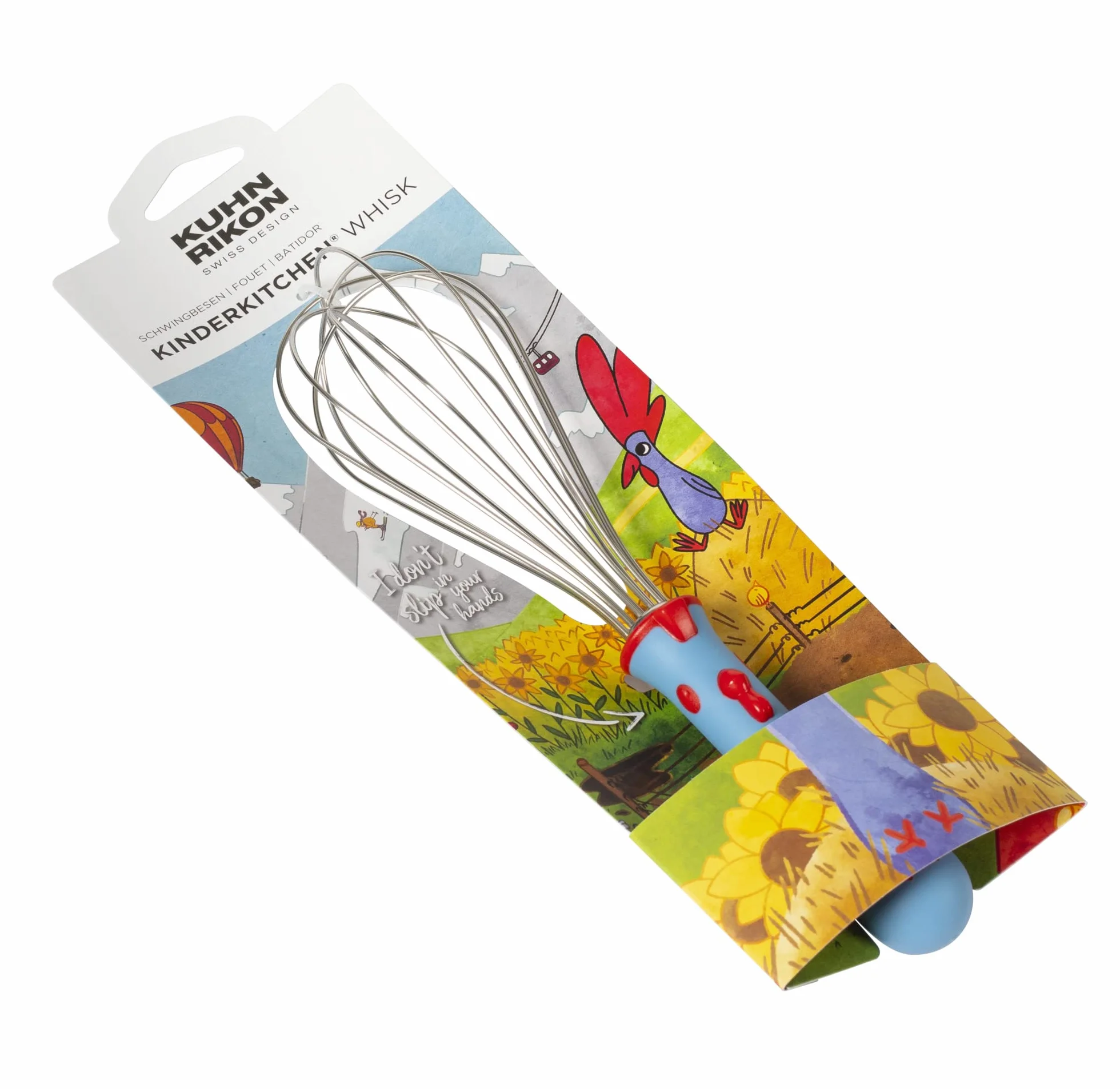 KUHN RIKON Kinderkitchen Kit de mélange 3 pièces Jaune Rouge Bleu