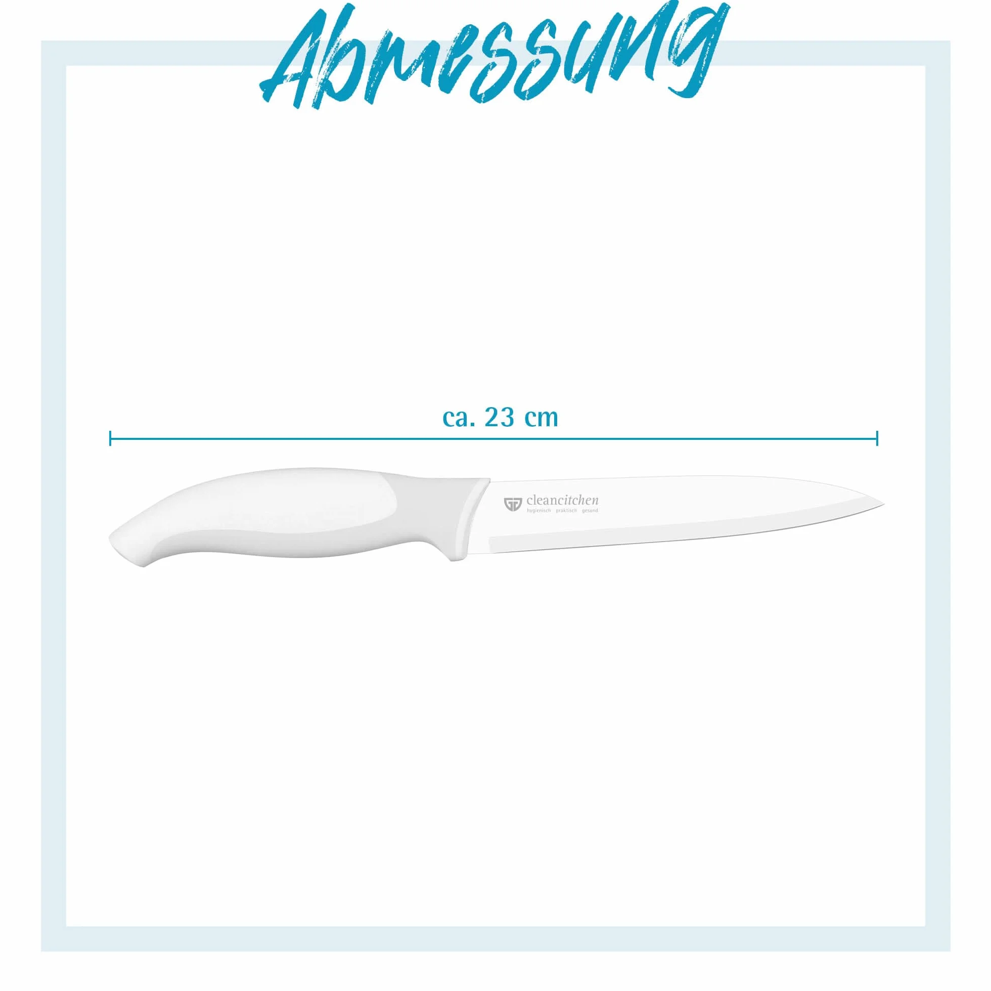 GRÄWE couteau anti-bactérien 5" (12,7 cm) blanc