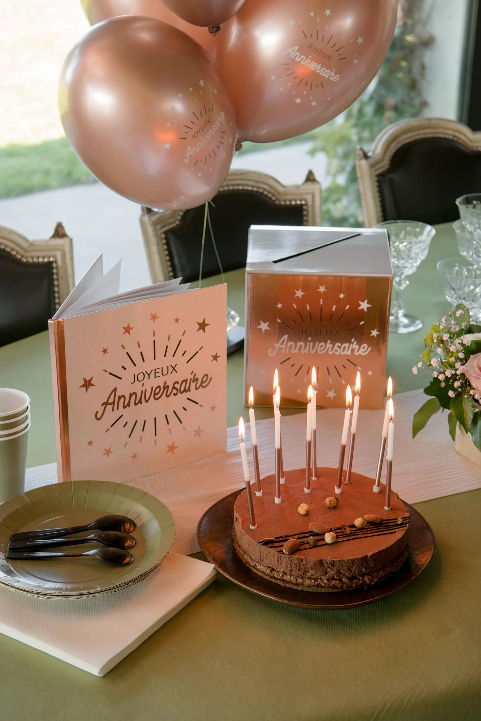 Santex mariage Livre d'or Joyeux Anniversaire étincelant, Noir/Or