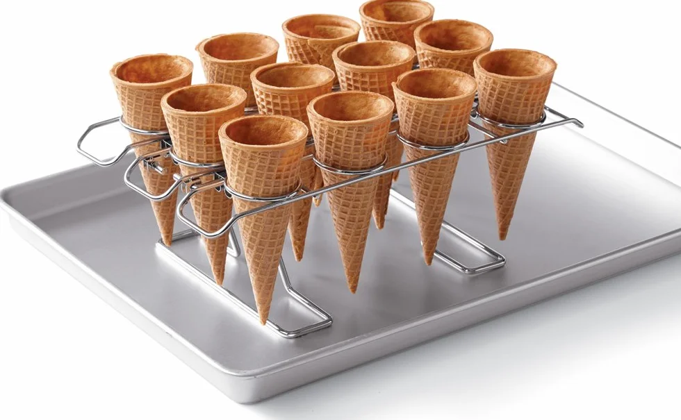Grille à Cônes pour Cupcakes, 12 Trous pour Cônes à Glace