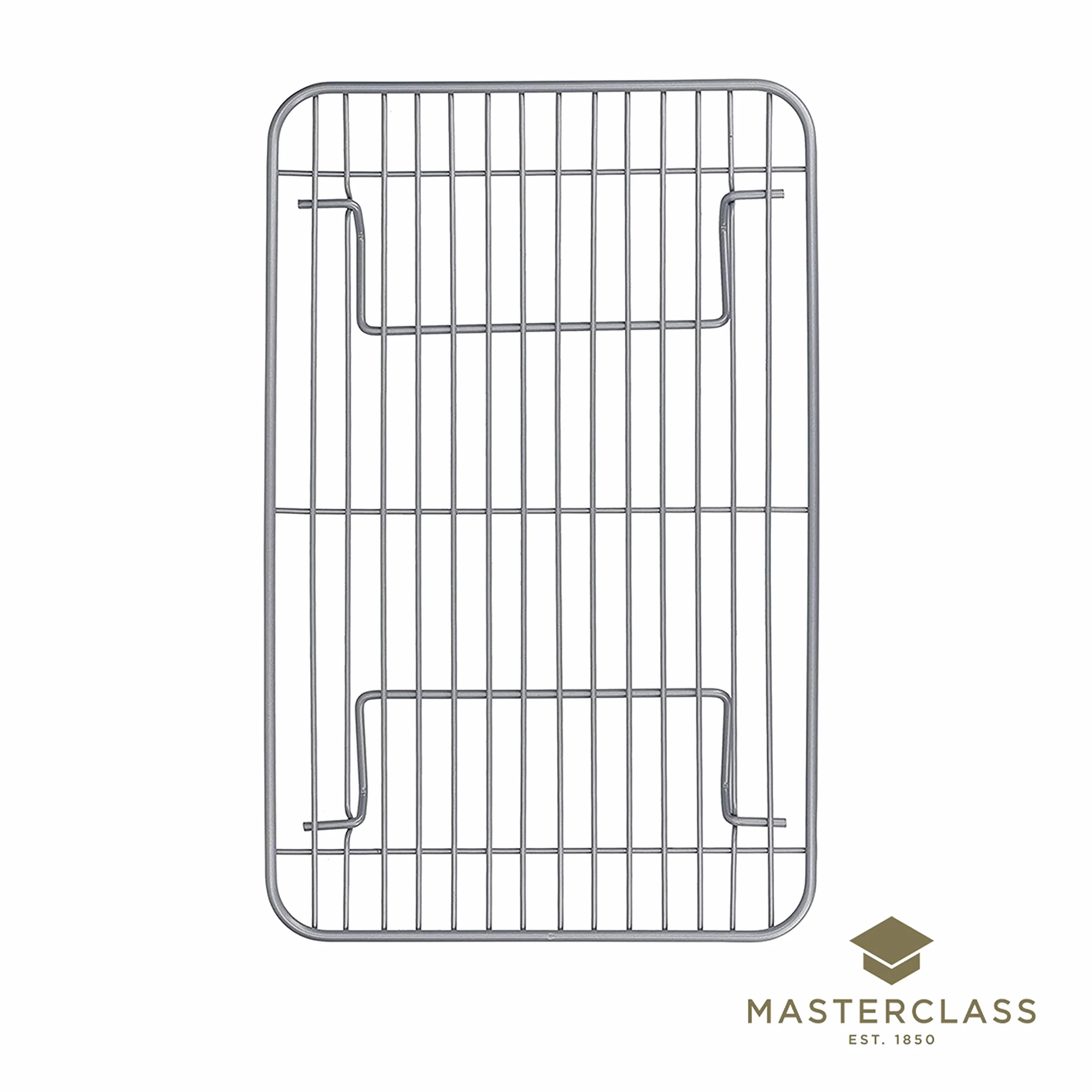 Master Class Smart Ceramic Grille de Cuisson Antiadhésif Acier au Carbone 35,5 x 23 cm