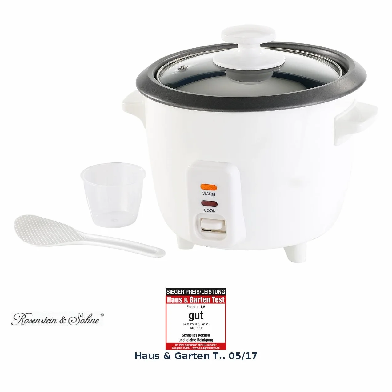 Rosenstein & Söhne Cuiseur à riz 0,6 L RK-500
