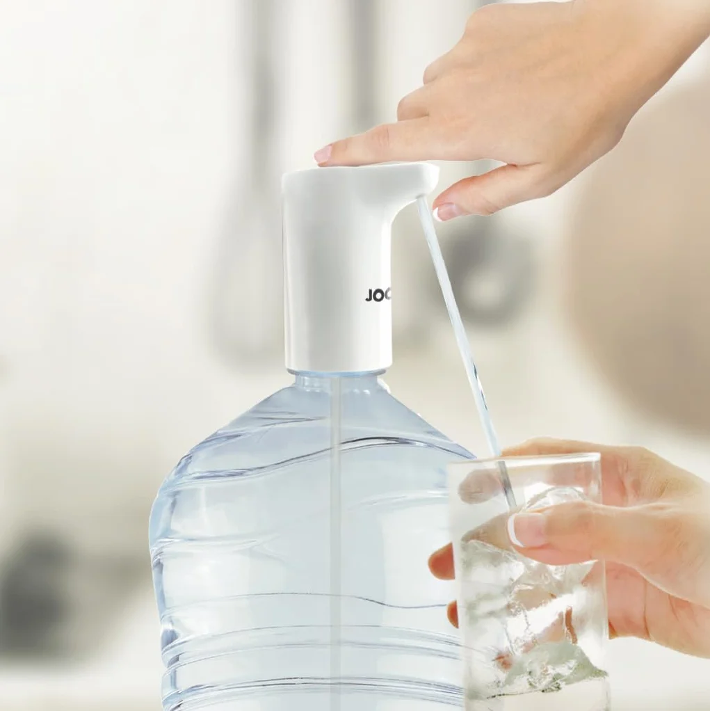 JOCCA Distributeur d'Eau pour Carafes Rechargeable Pompe à Eau Automatique Charge USB