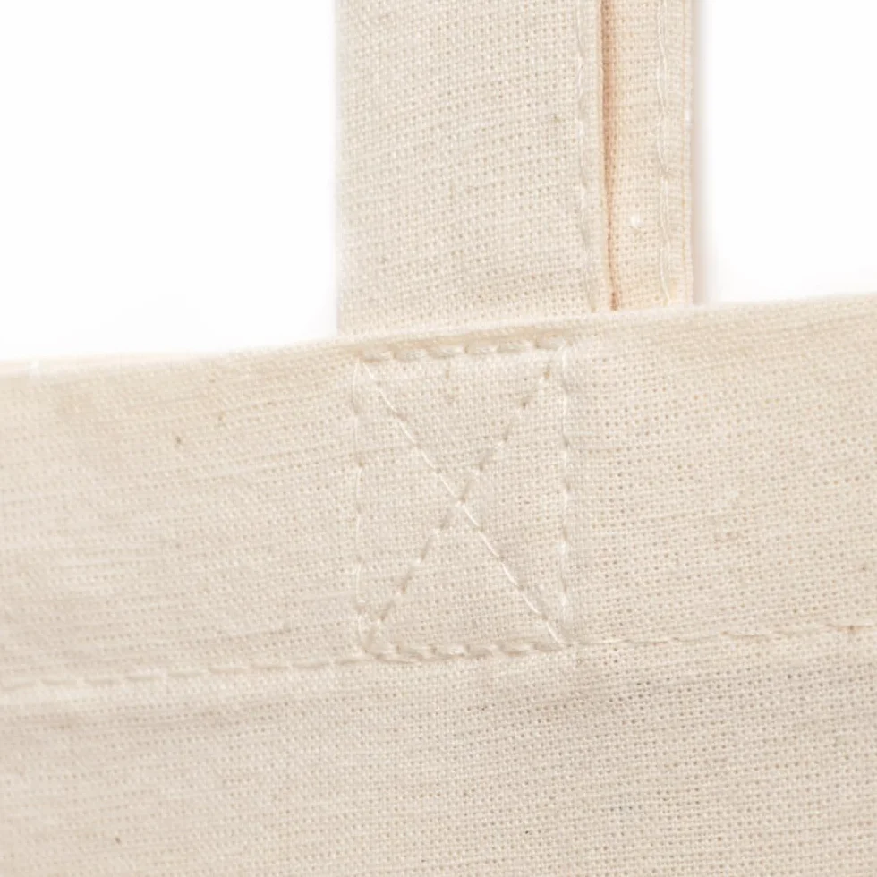Sac en Coton Naturel 38x42 cm Sac Cabas Réutilisable Courses Sport