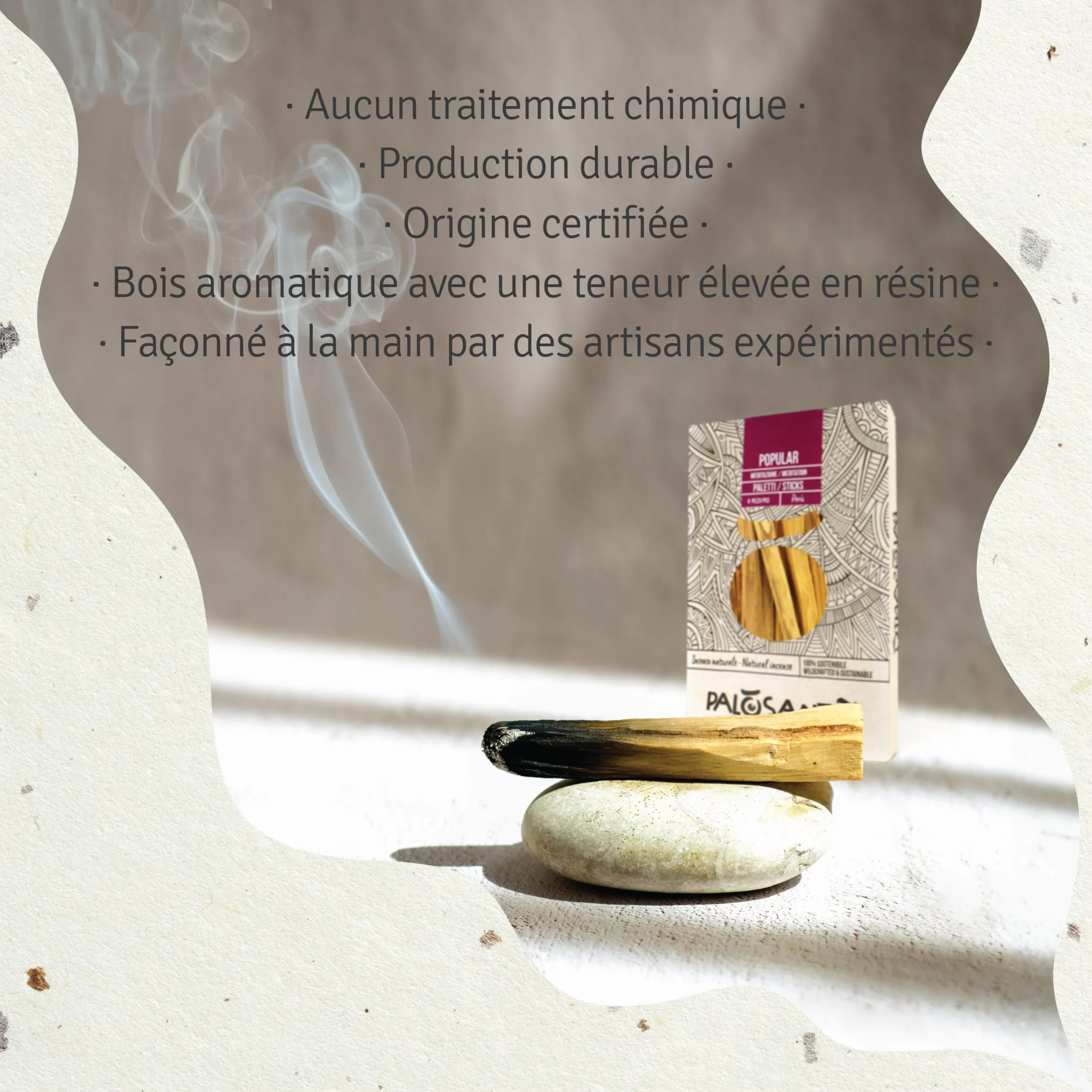Bursera Graveolens Palo Santo Batons Ayabaca 8 Sztuk Encens Naturel Purification Maison Qualité Supérieure