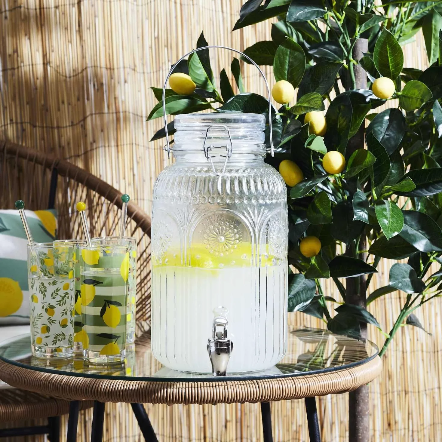 Fontaine en Verre Design Citron 38L Cook Concept KA0168 pour Boissons