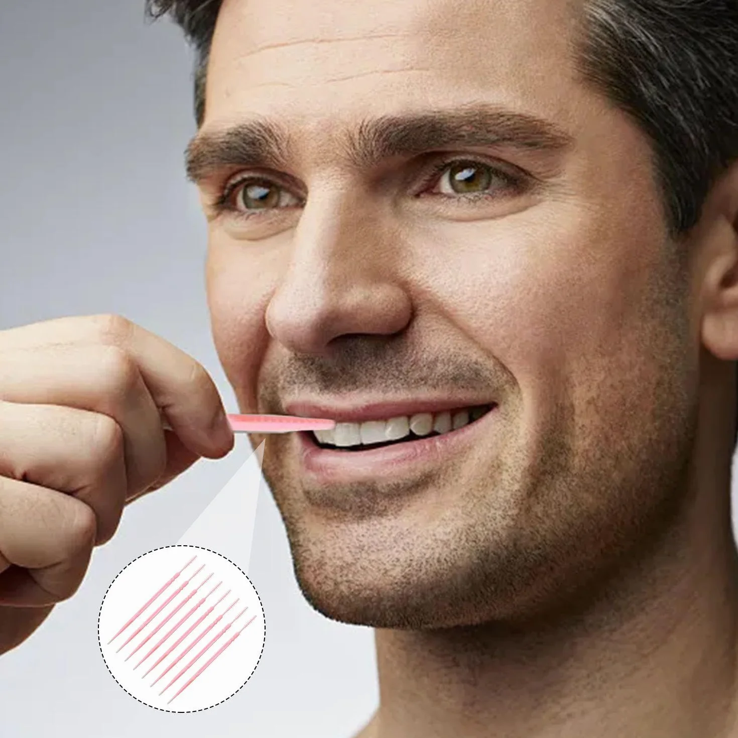 200 Cure-Dents En Plastique, Bâtons De Nettoyage Buccal, Outils De Soins Dentaires