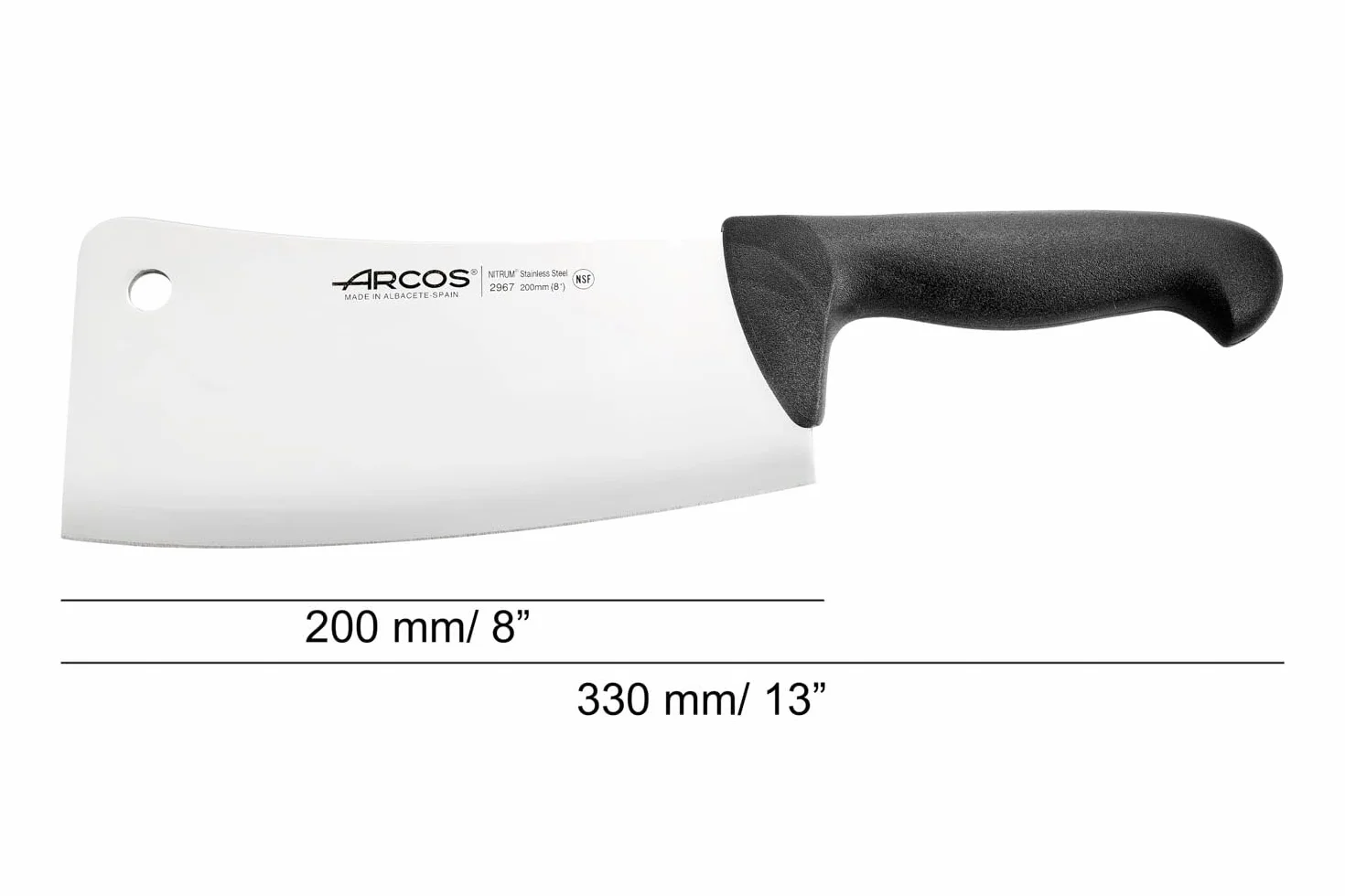 Arcos Couteau à Viande Acier Inoxydable Nitrum 200 mm – Série 2900