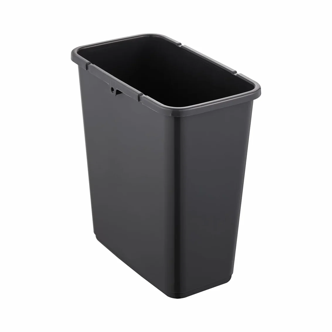 Keeeper Poubelle avec Couvercle Rabattable Soft Touch 10 L 29.5x18x36.5 cm Gris Graphite