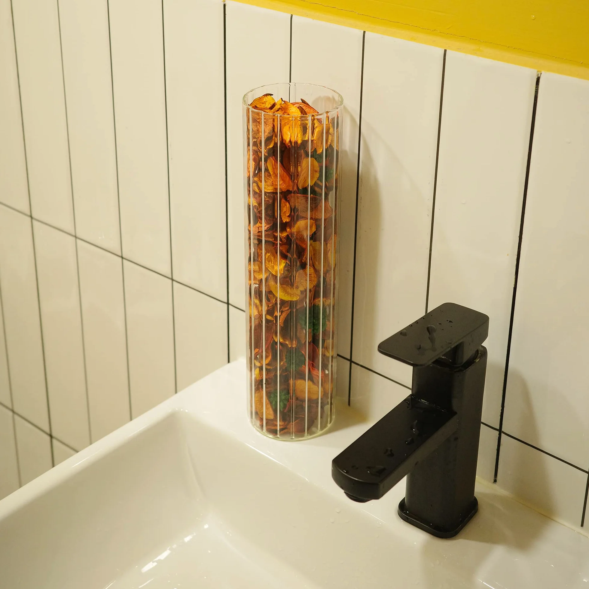 Qingbei Rina Pot Pourri Parfumé 90g Sachets Orange Fleurs Séchées pour Maison et Centre de Table