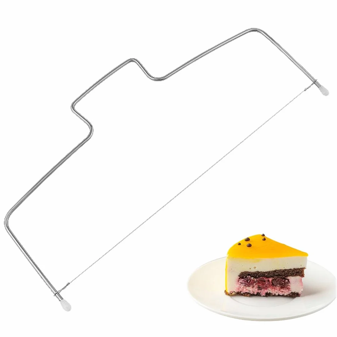 SGERUFZ Couteau à Gâteau en Acier Inoxydable, Séparateur de Gâteau, Aide à la Découpe
