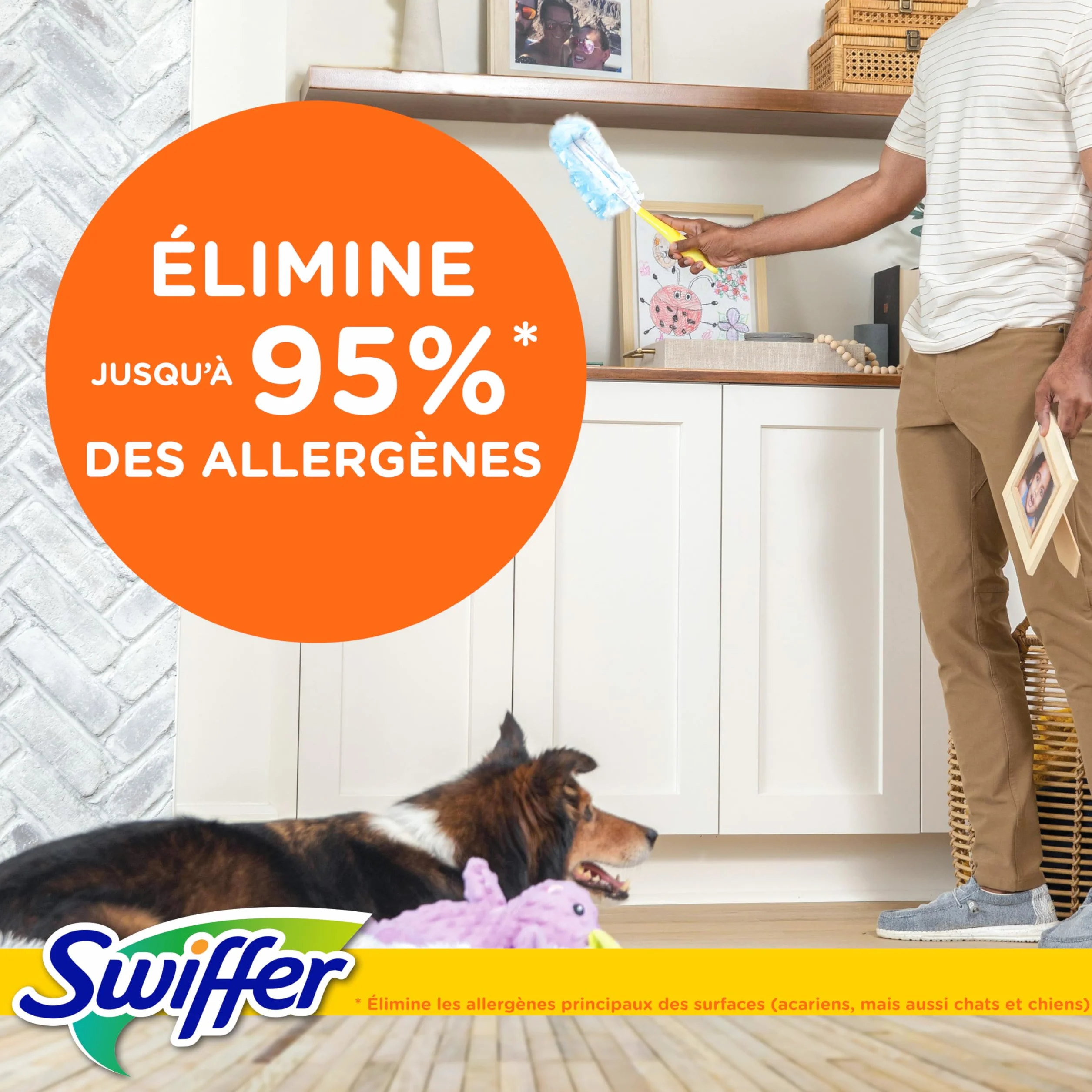 Swiffer Duster Plumeau Recharges 23 Unités 3 Lingettes Nettoyantes Humides Capture Poussière