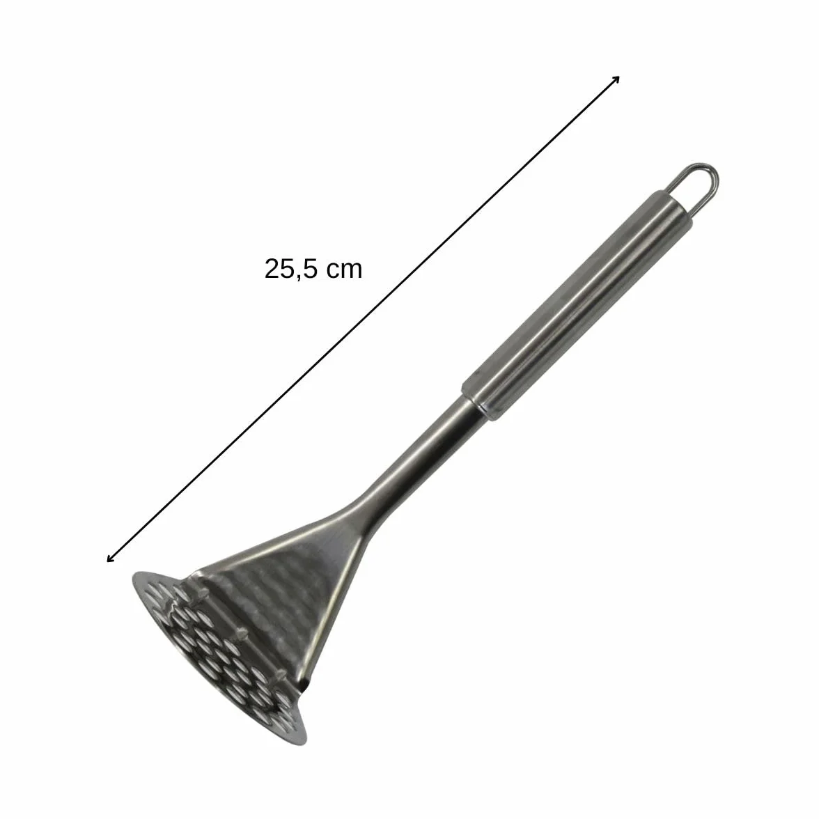 Fackelmann Presse purée manuel Acier inoxydable Argenté 25,5 x 8,3 x 8 cm