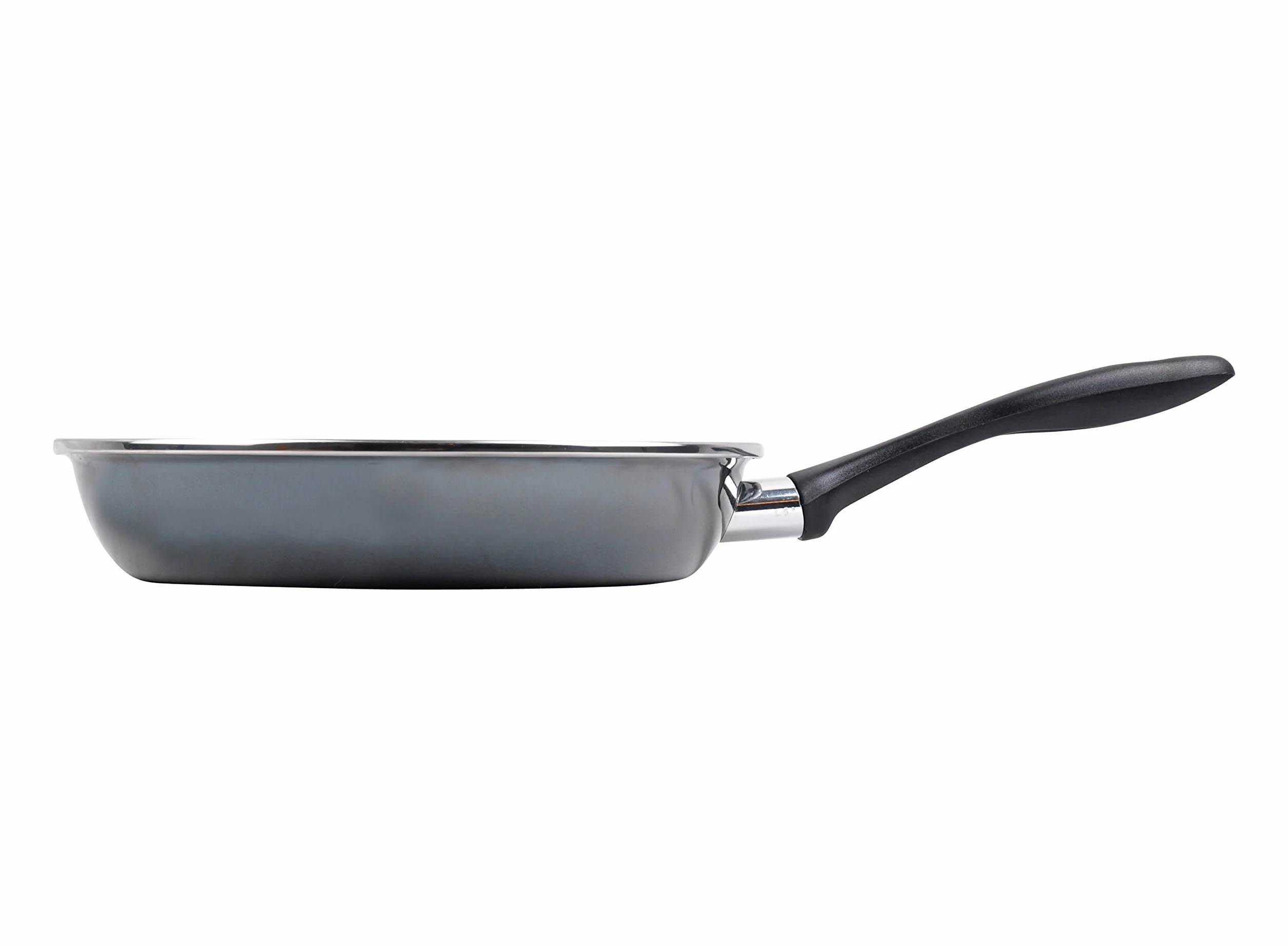 Megafesa Glass Poêle 26 cm Noir Cristal