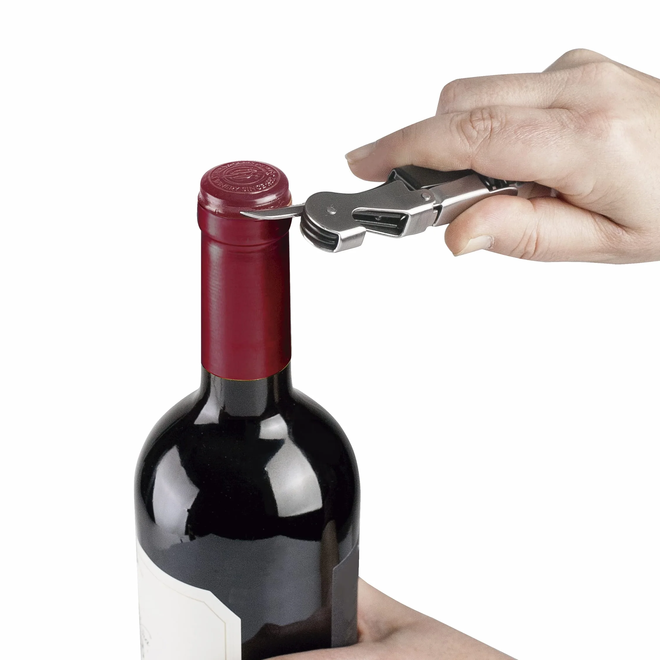 LACOR Tire-bouchon en acier inoxydable ouvre-bouteille lame courte