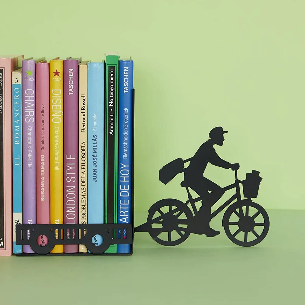 Balvi Serre-Livres Postman Noir Métal Décoratif