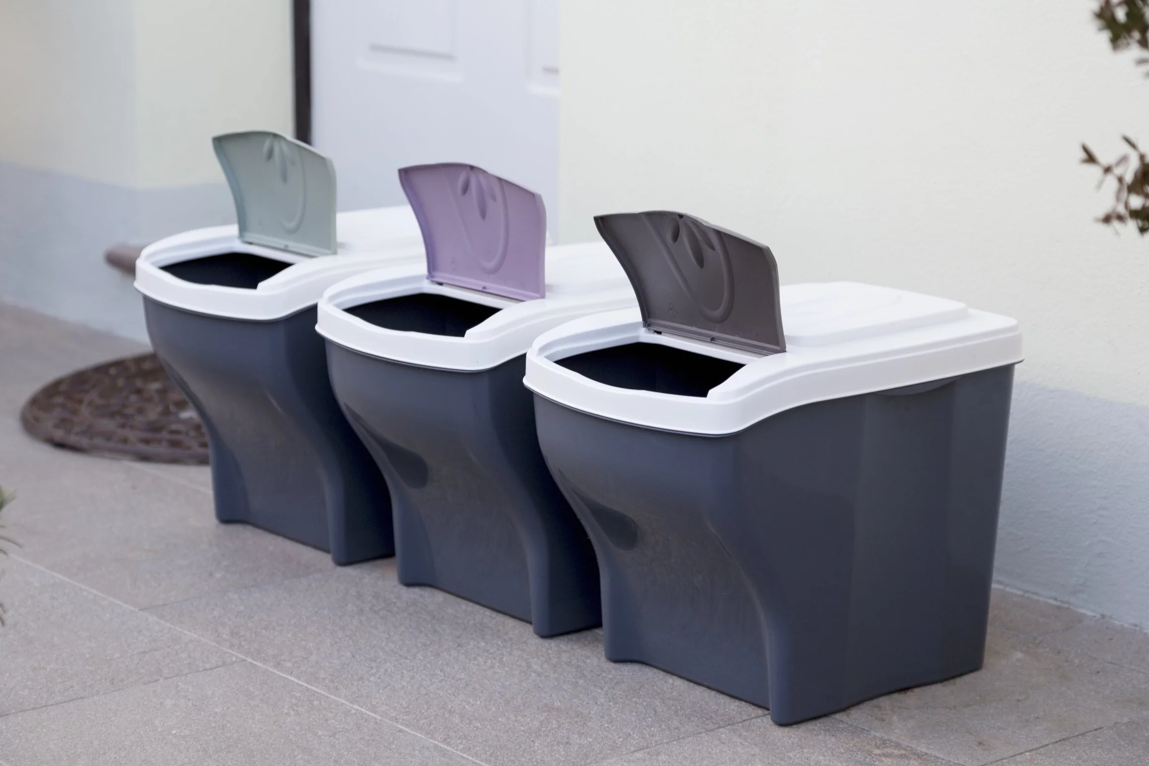 Bama Poker Tris Ensemble de poubelles pour le tri sélectif