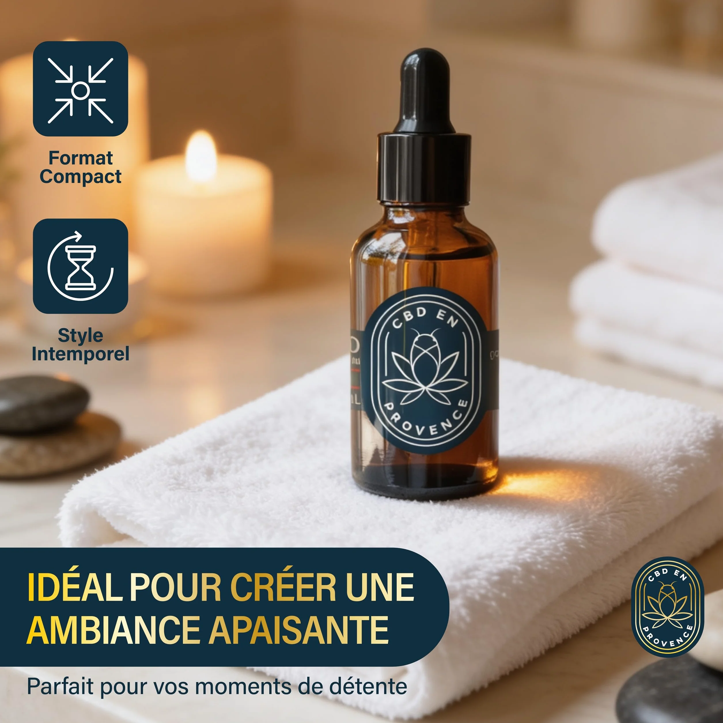Huile Premium 20% Pressée à Froid 10ml Fabriqué en France