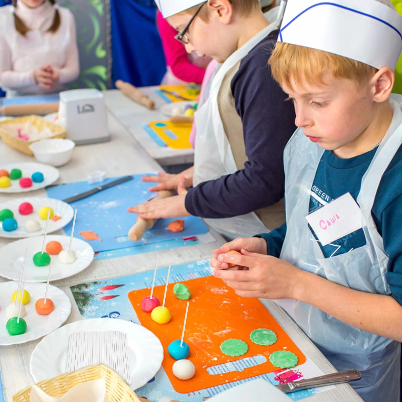Baton Sucette Pop Cake 200 Pièces 10 cm 15 cm Bâtonnets en Papier Alimentaire pour Gâteaux Desserts