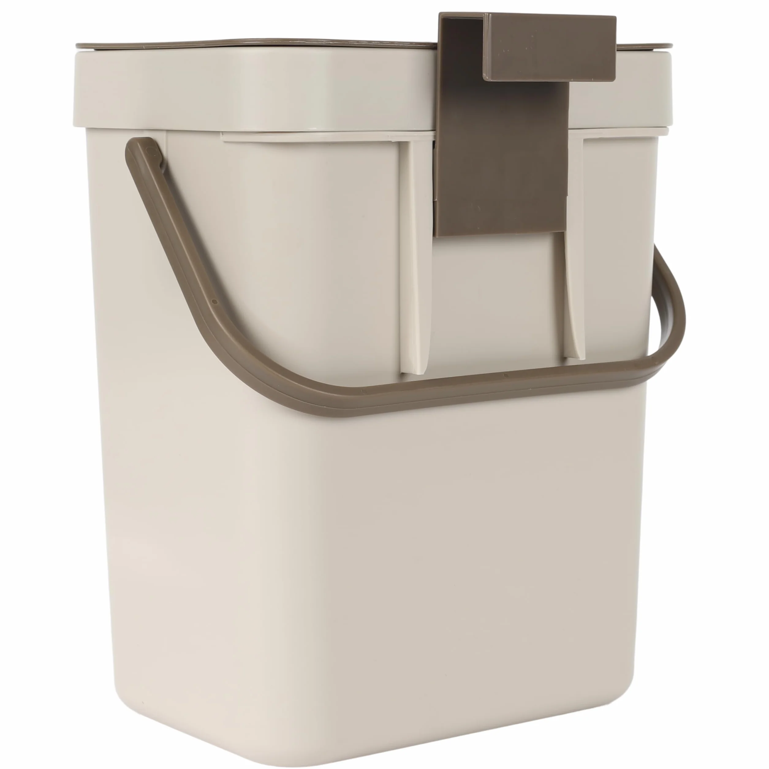 Poubelle à Compost 5L Plastique avec Accroche et Anse