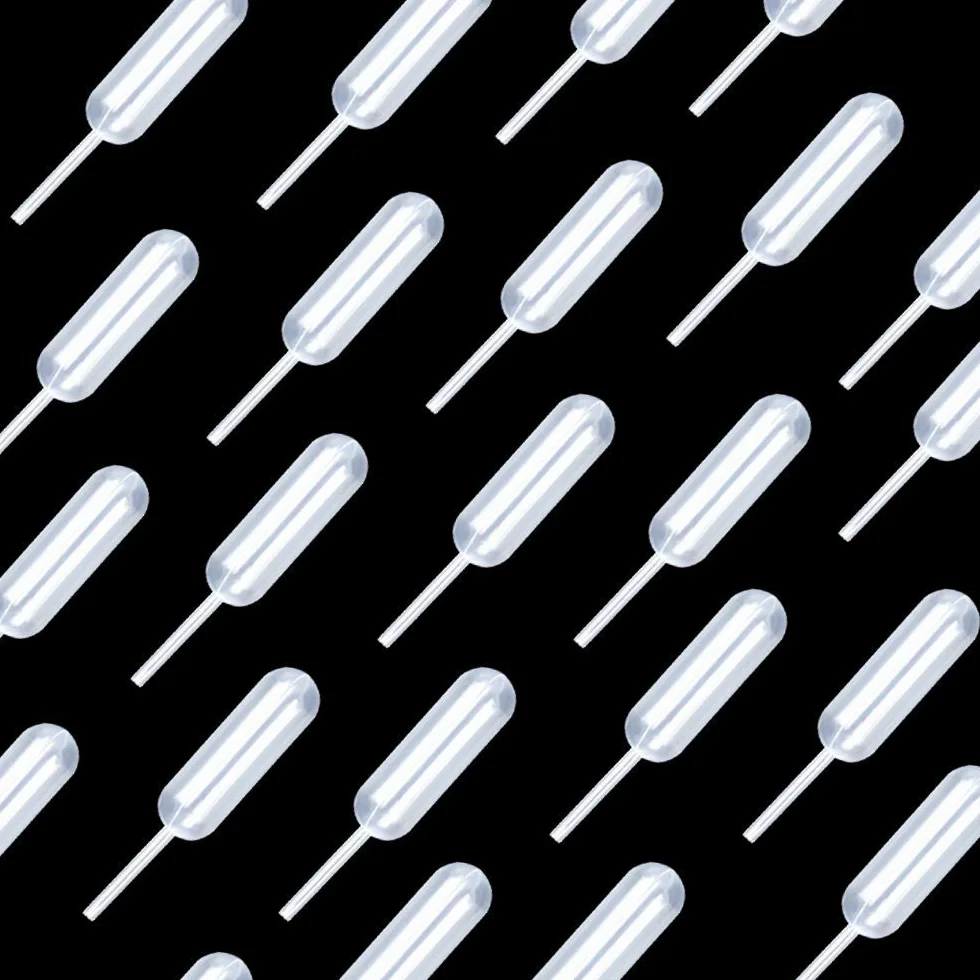 Lot de 120 pipettes de transfert en plastique 4 ml pour cupcake chocolat fraises