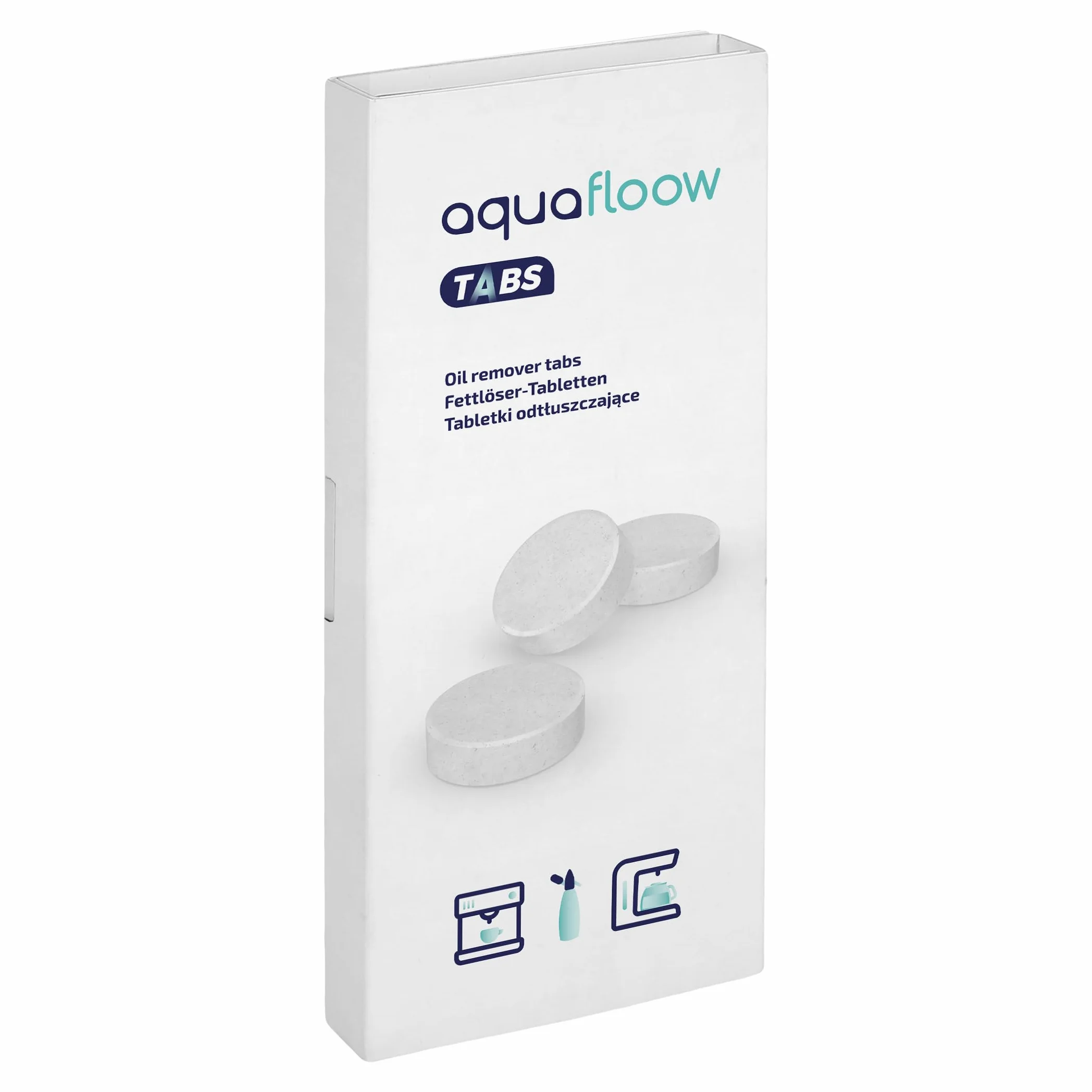 Aquafloow Kit d'Entretien Philips Saeco AquaClean Filtres à Eau Pastilles Nettoyage Détartrant Brosse