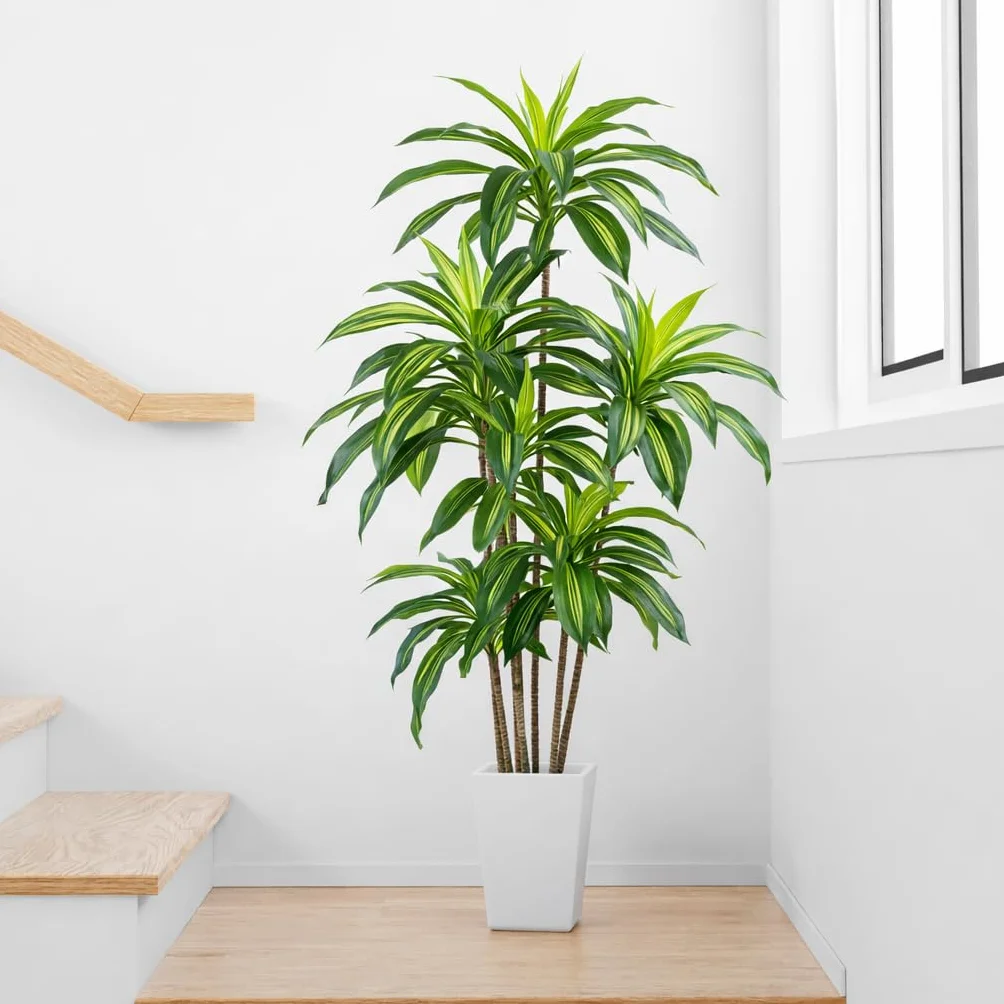 Palmier artificiel 160 cm Dracaena Pot PASCH Plante artificielle