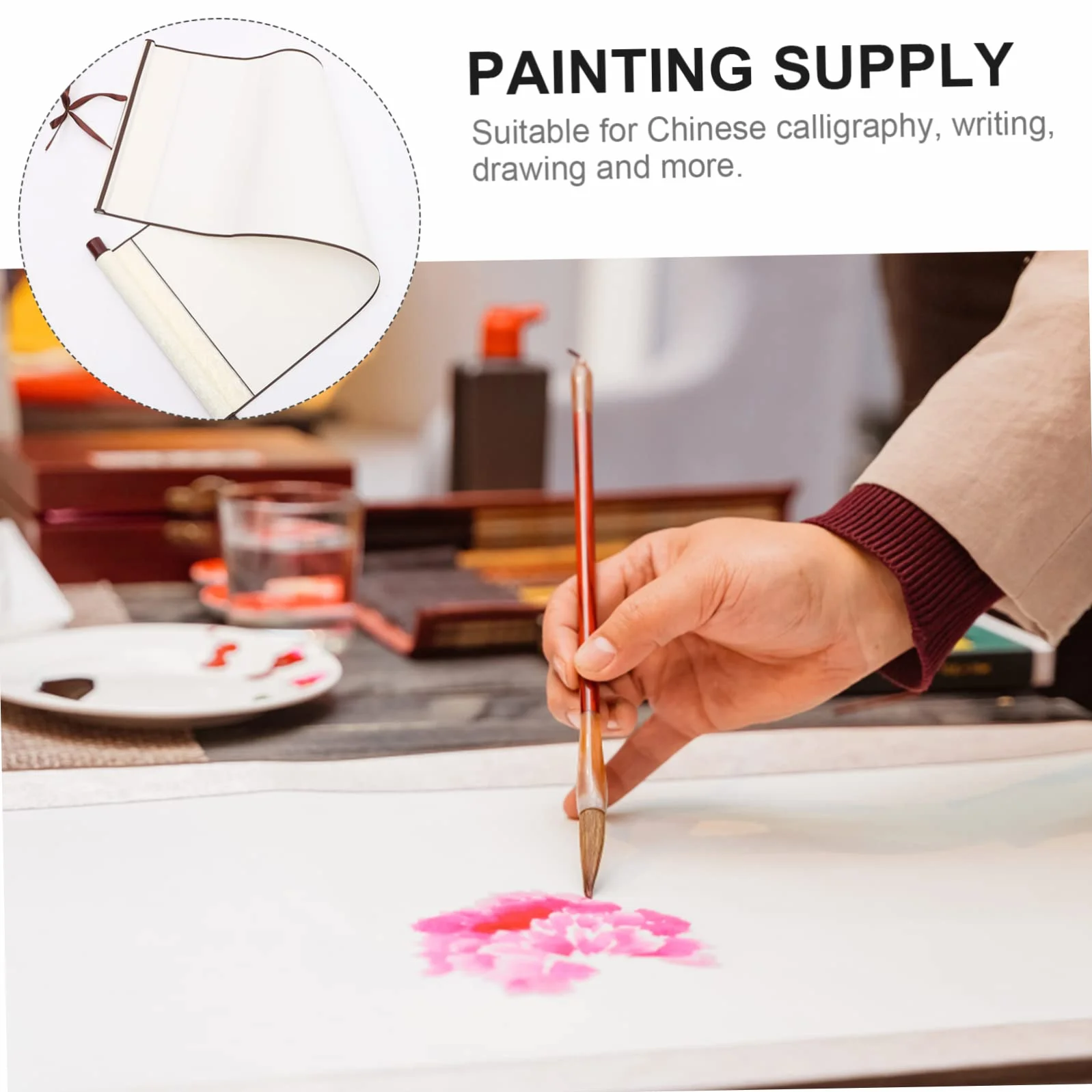 Papier Chinois pour Calligraphie et Peinture Vierge Suspendu