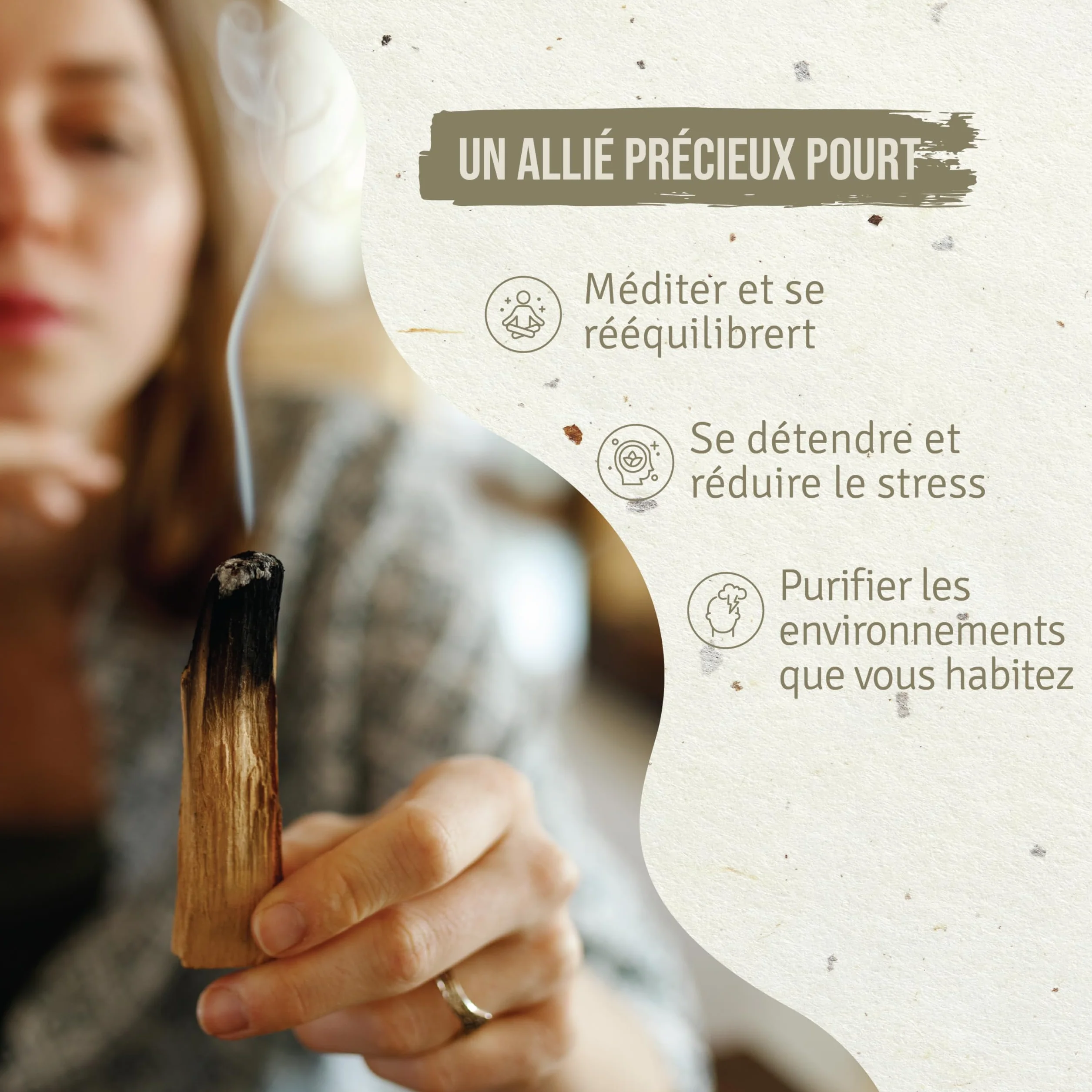 Bursera Graveolens Palo Santo Batons Ayabaca 8 Sztuk Encens Naturel Purification Maison Qualité Supérieure