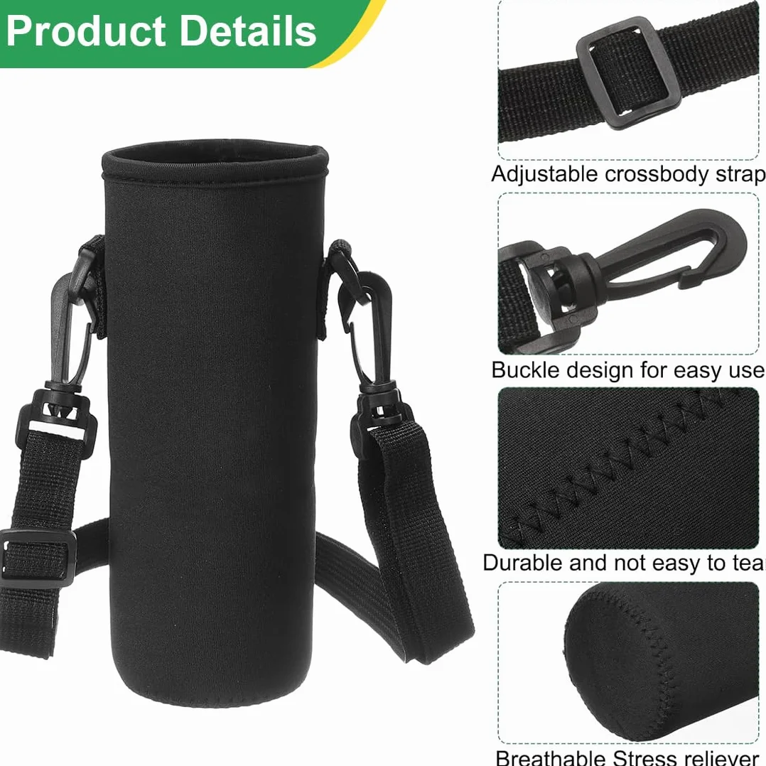 Housse Néoprène pour Bouteille Isotherme 1000ml, Étui de Protection Résistant aux Chutes et Chocs