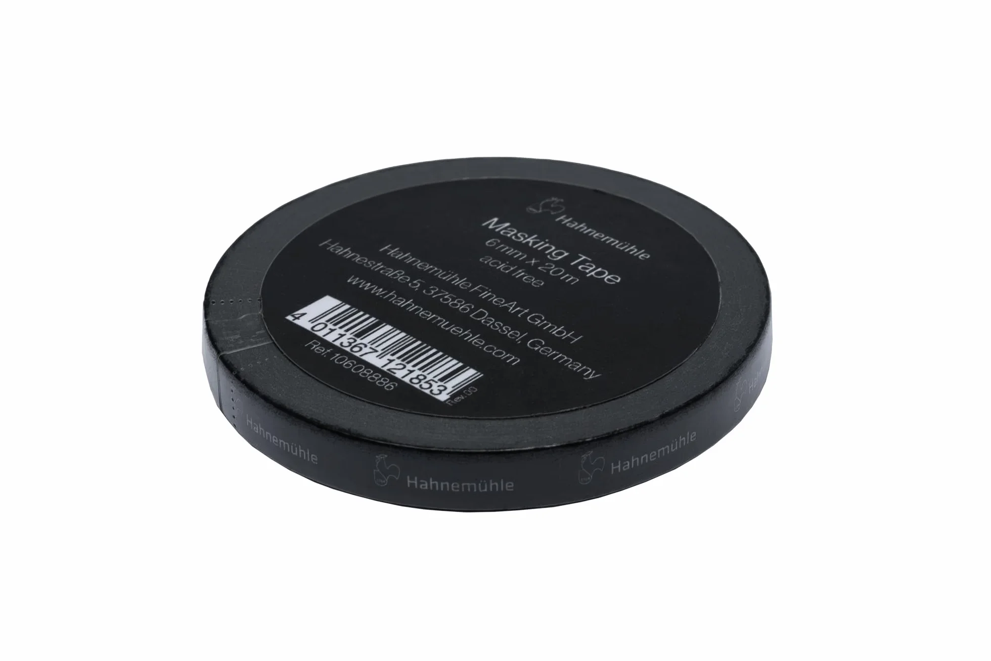Hahnemühle Ruban adhésif washi imperméable pour aquarelle noir 6 mm 20 m