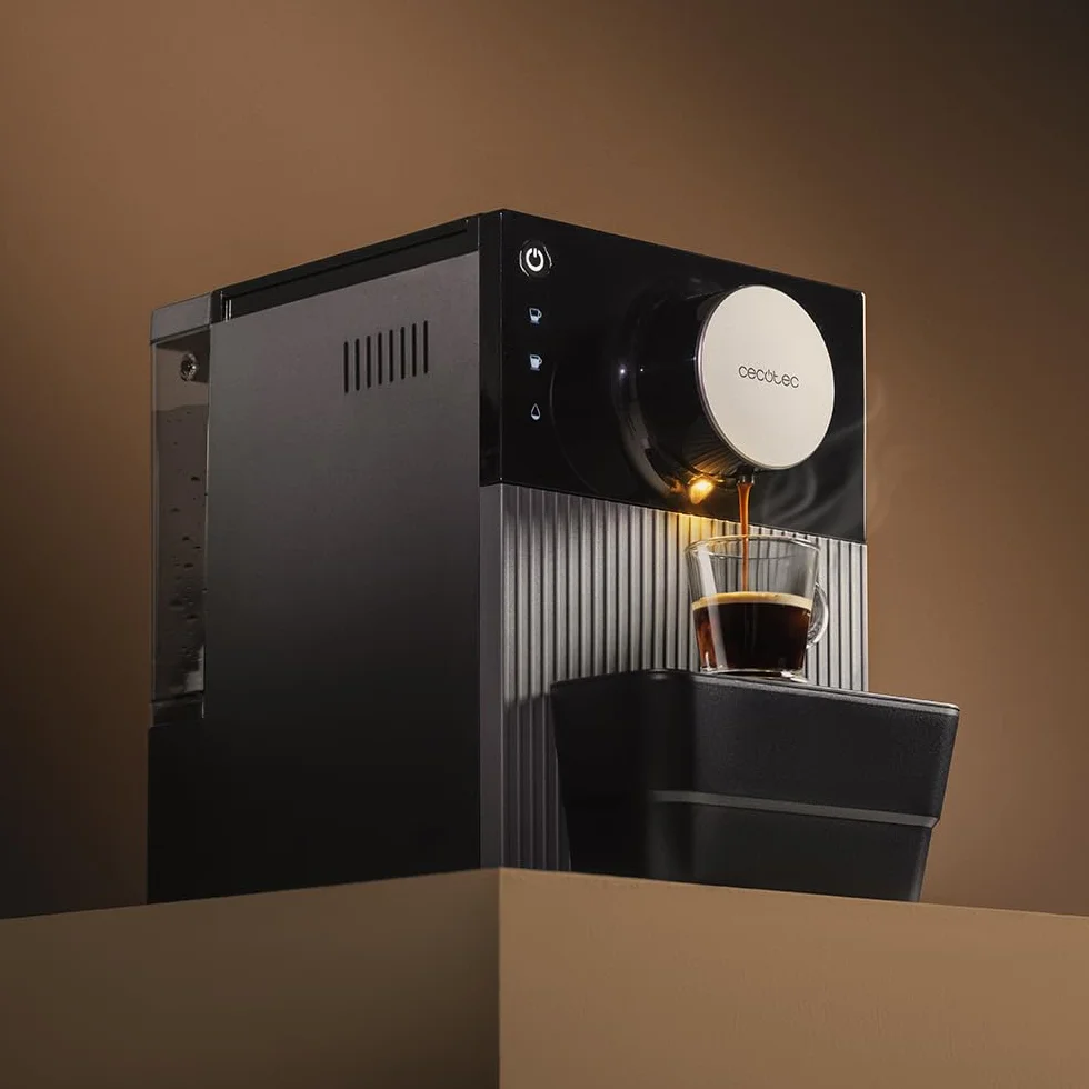 Cecotec Machine à Café Superautomatique Cremmaet Cube Rouge 1350W 19 Bars