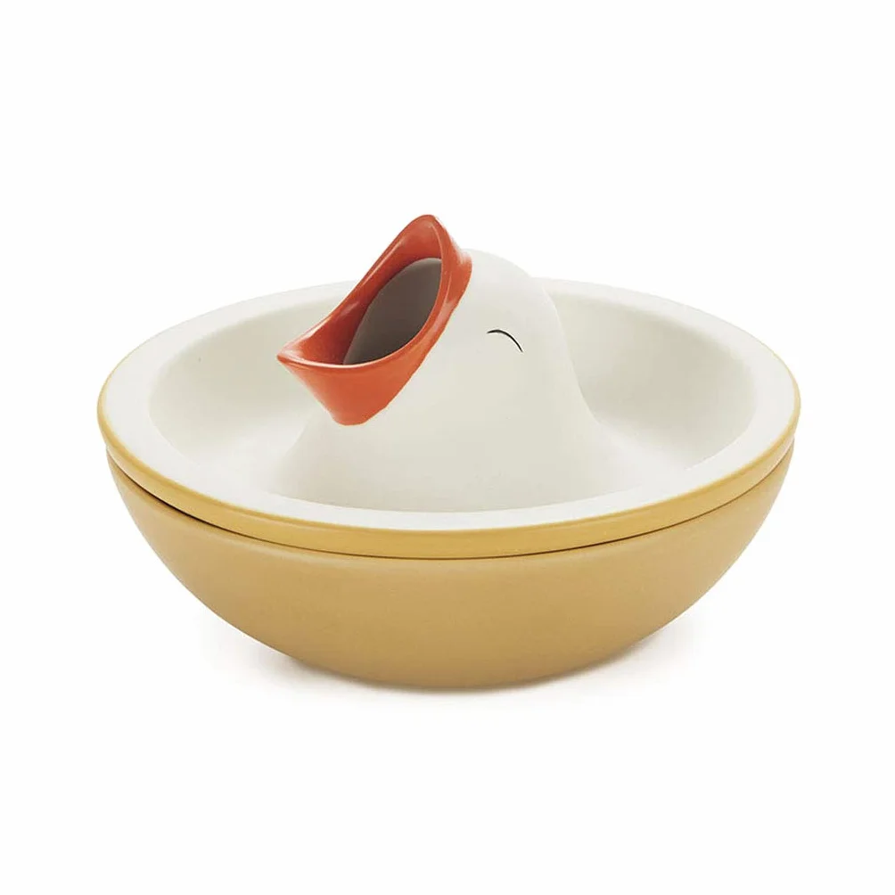 Balvi Bol apéritif Hungry Bird avec compartiment pour coques noix