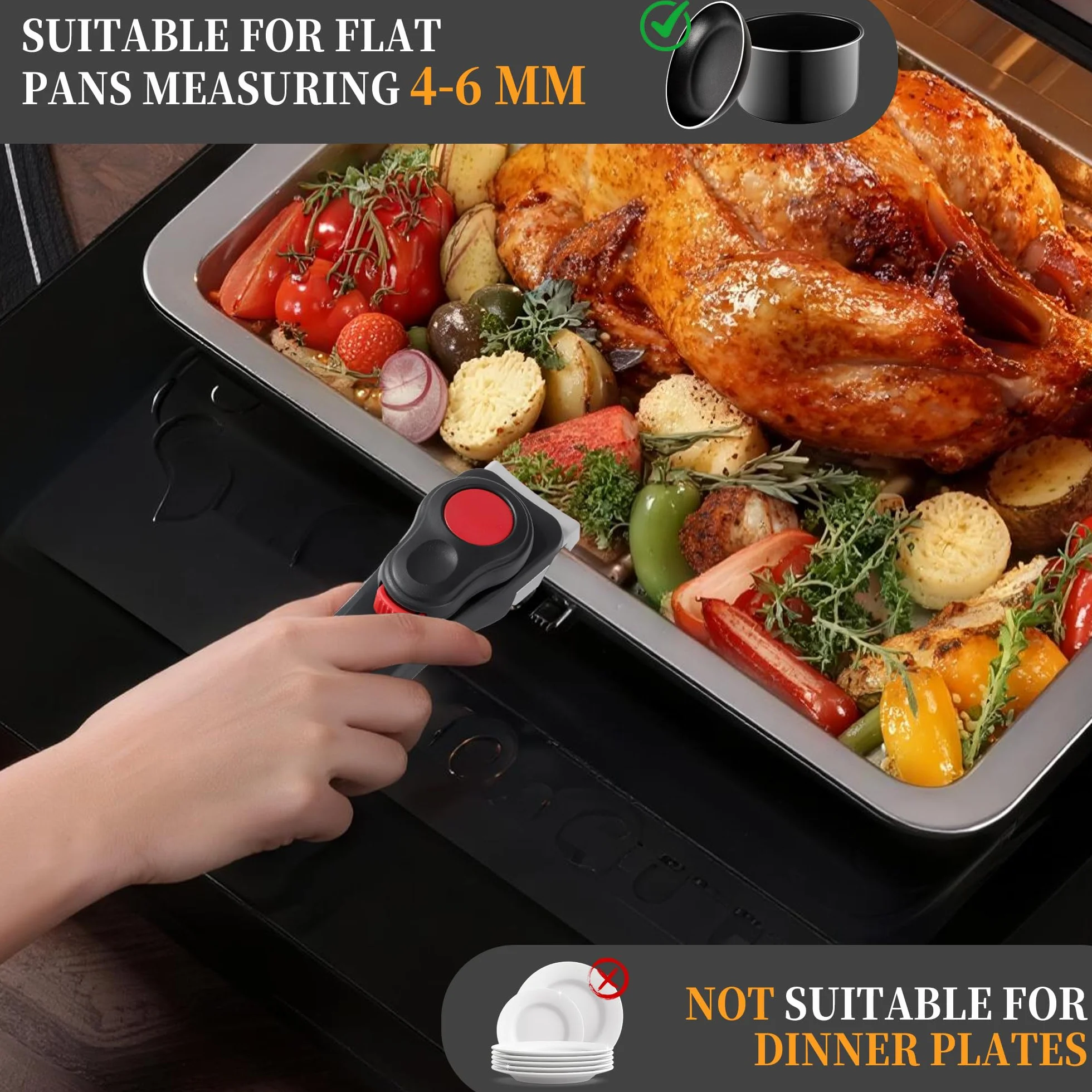 Poignée Amovible Universelle pour Ustensiles de Cuisine, Casserole, Poêle