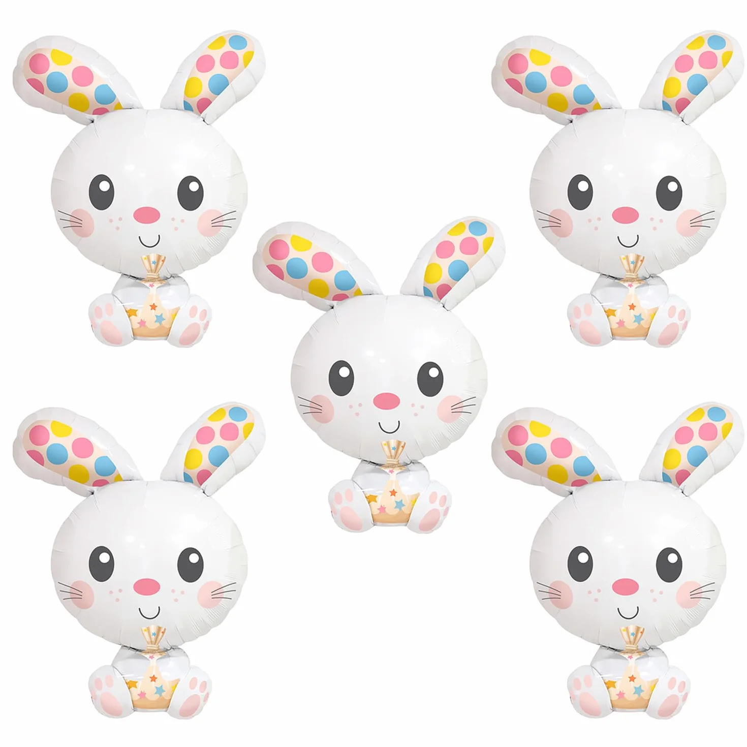 Ballons Lapin Mignons Dessins Animés Jouets Gonflables Créatifs Décorations Fête Enfants