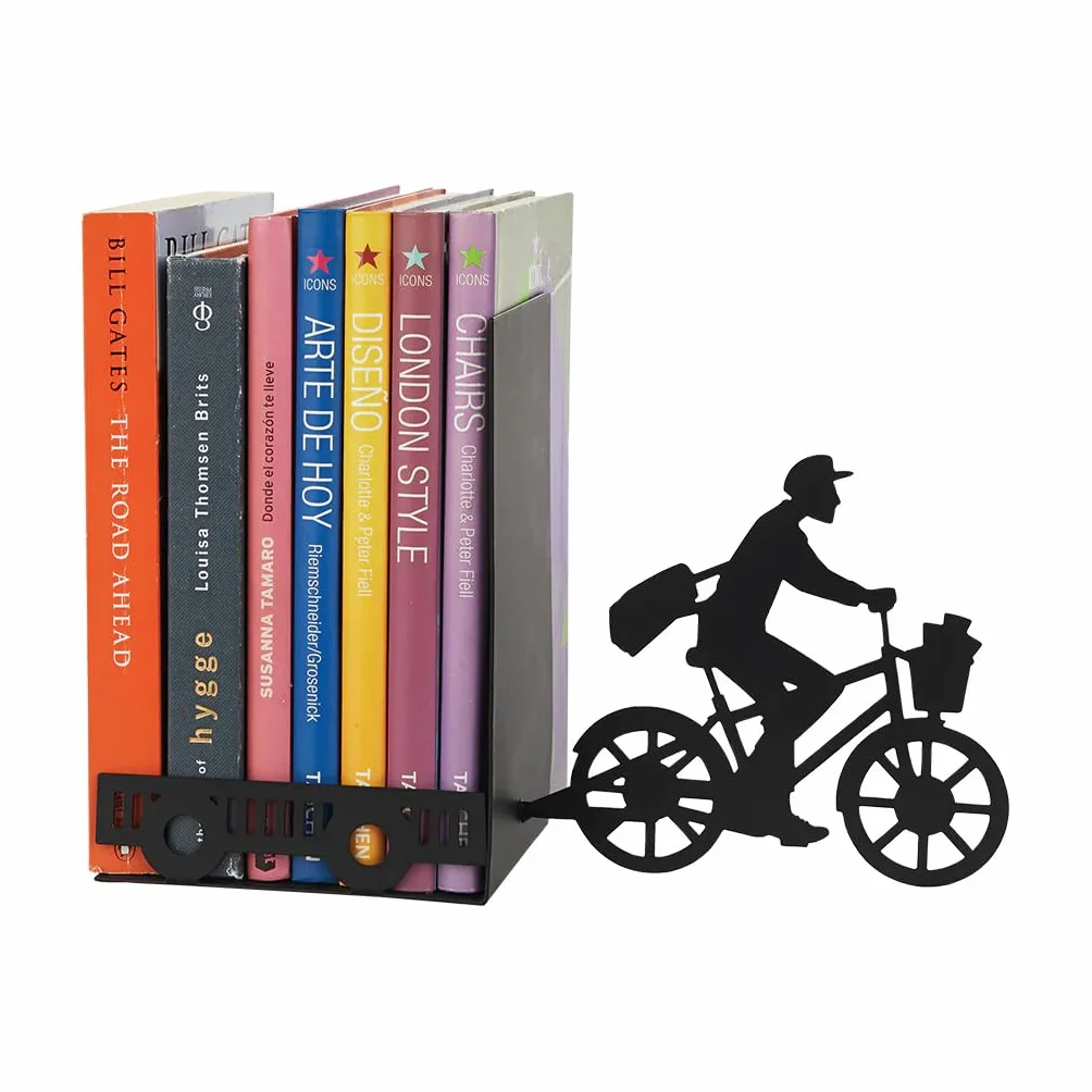 Balvi Serre-Livres Postman Noir Métal Décoratif