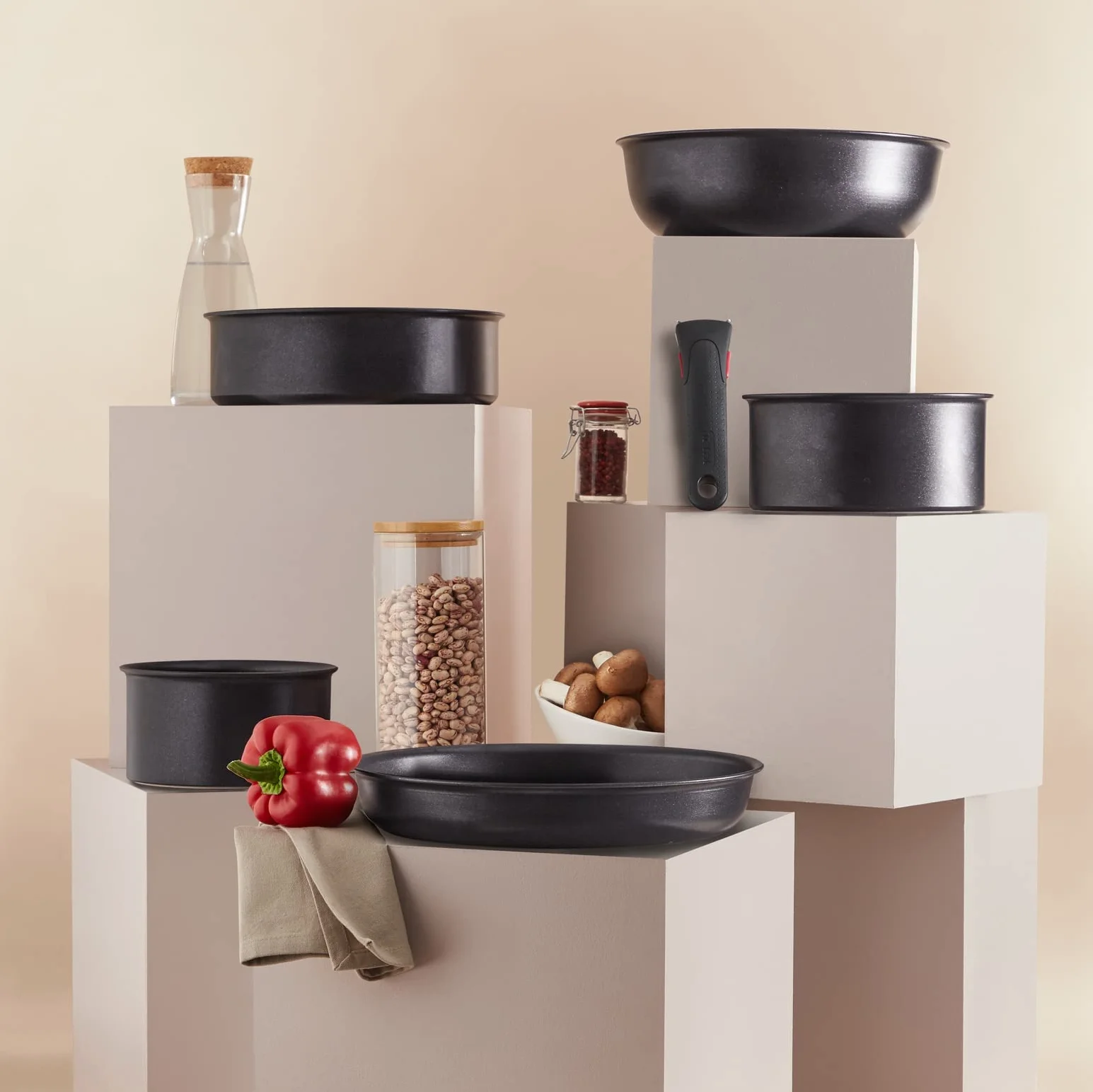 Tefal Ingenio Poêle 26 cm Induction Revêtement antiadhésif Empilable Fabriqué en France