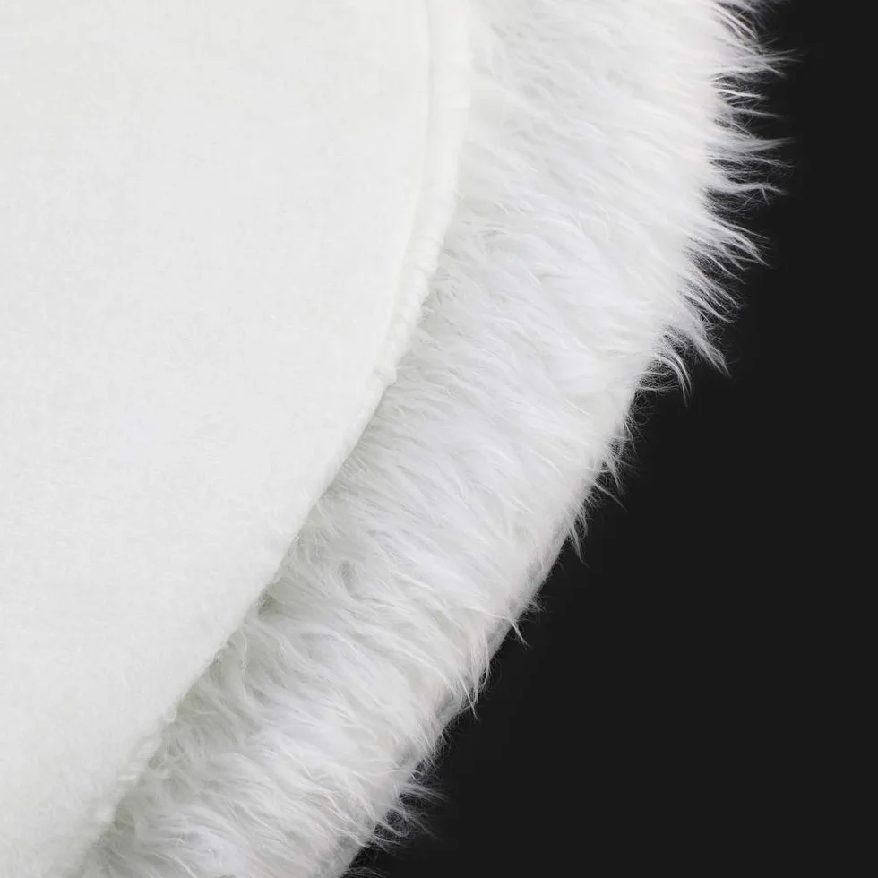 Jupe de Sapin de Noël Blanc Peluche Neige 78cm HOWAF