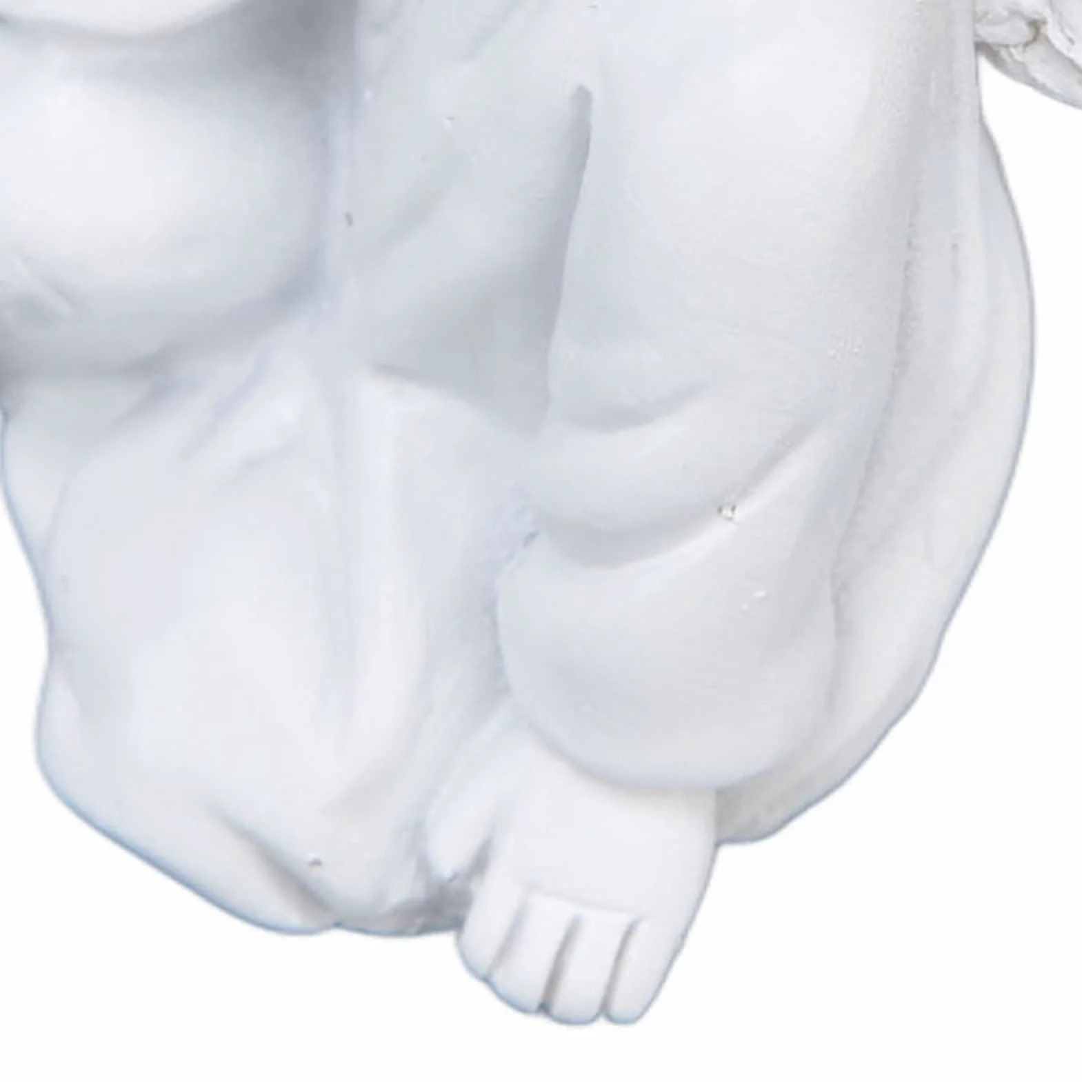 Statuette Ange Gardien Résine 6x5.5cm Décoration Intérieure Extérieure Cadeau Religieux Catholique