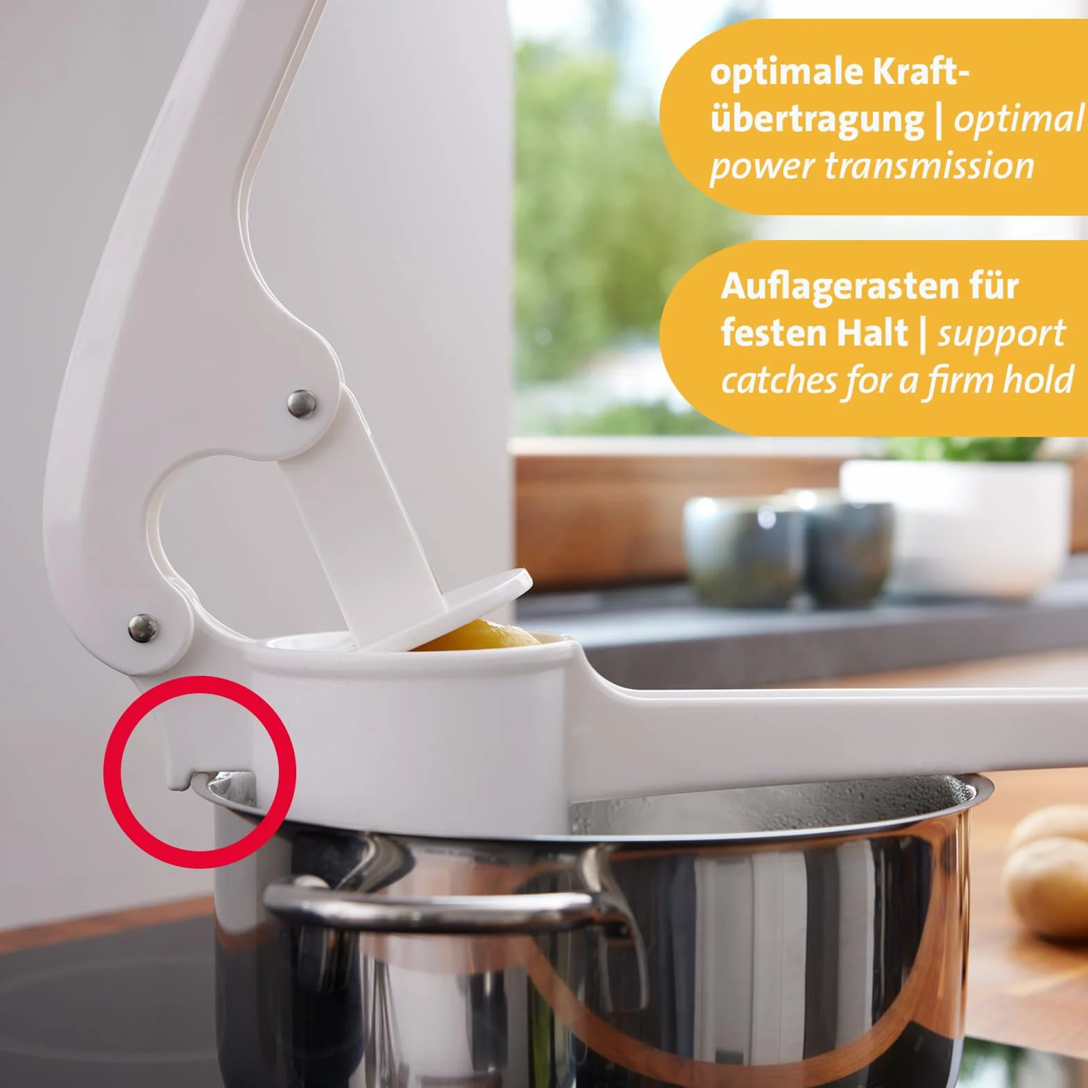 Westmark Presse à Spätzle et à Pommes de Terre, 1 Pièce, Blanc