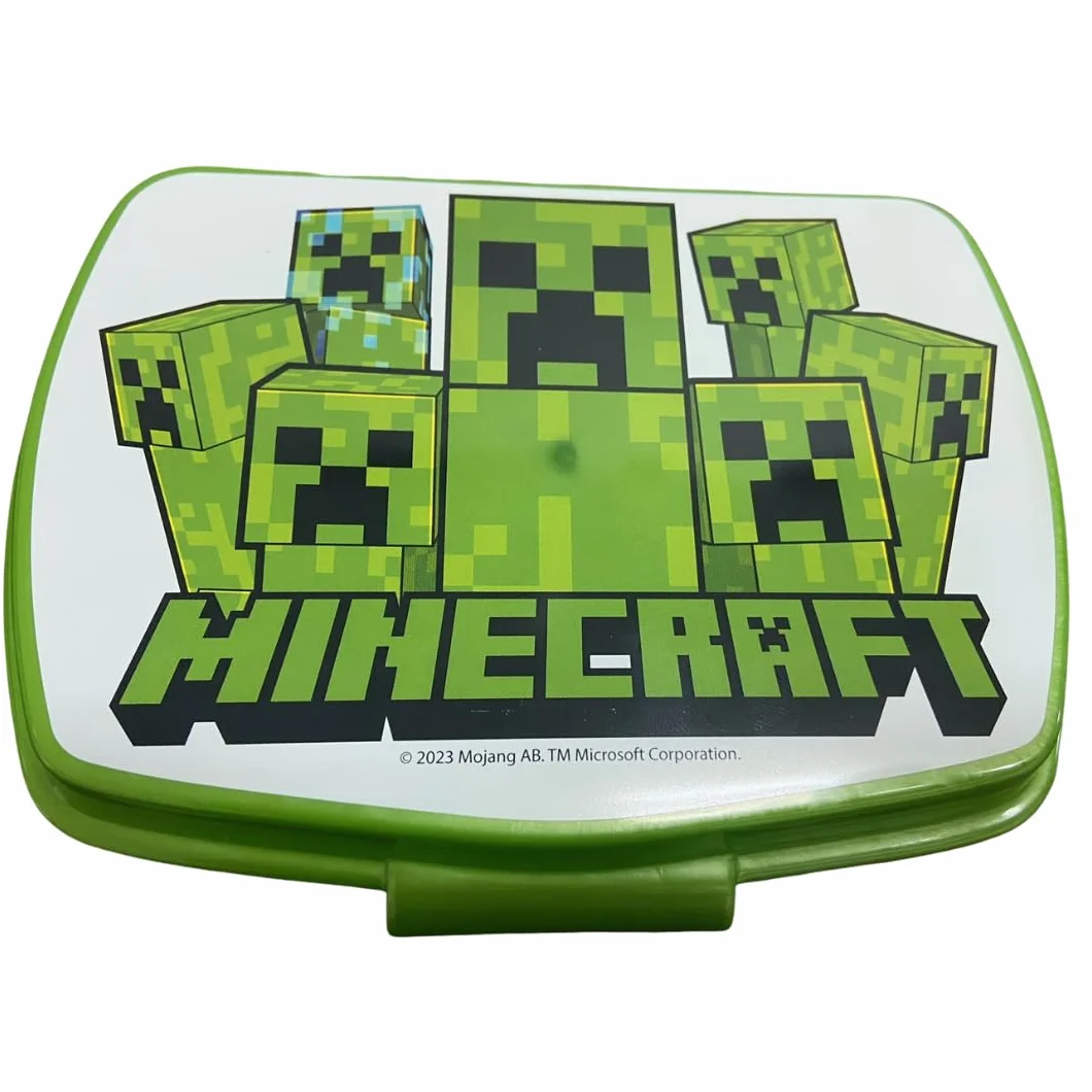 Minecraft Lunchbox Porte-Goûter Scolaire Enfants 18x5x13 cm