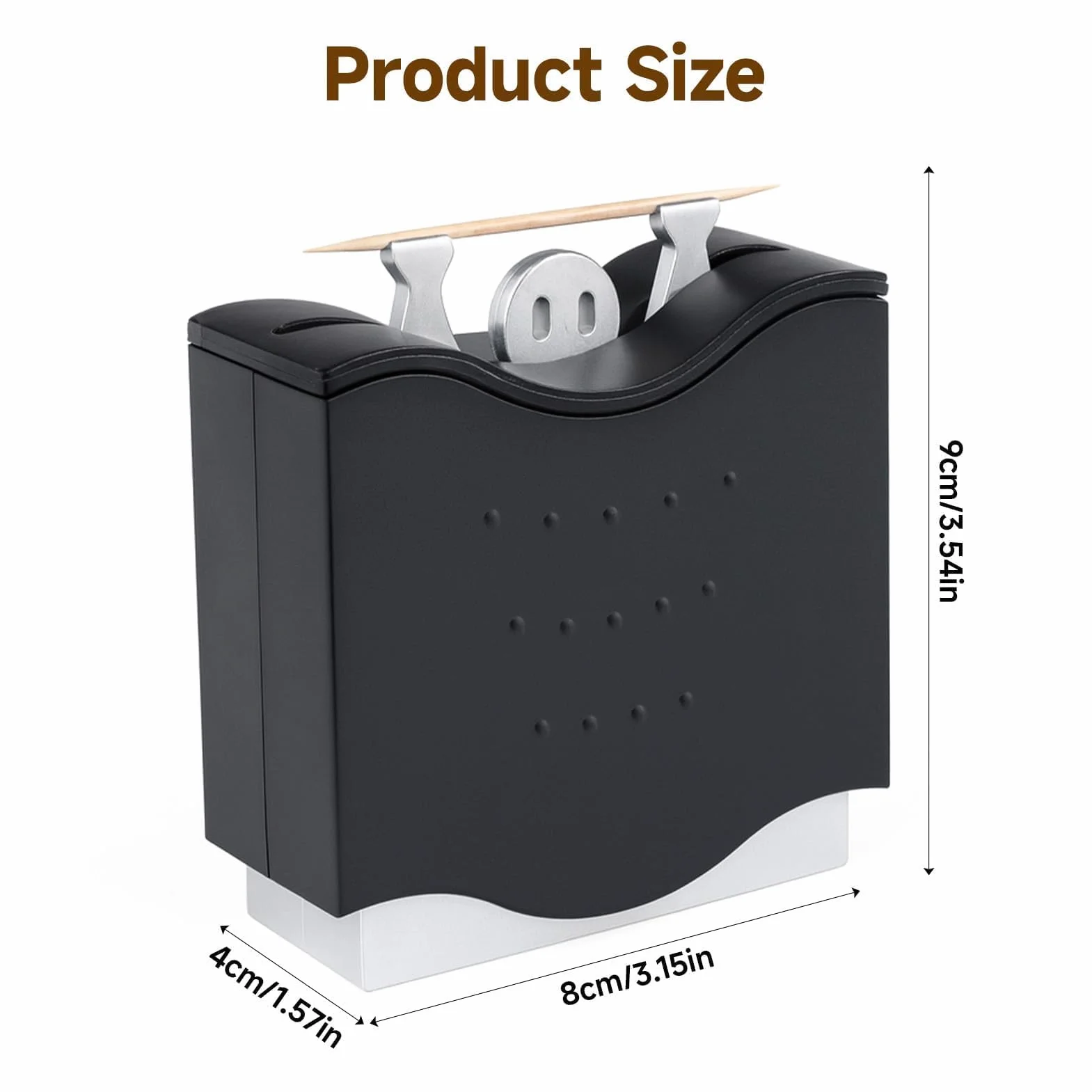 Distributeur de Cure-Dents Pop-Up CréAtif 6,5 cm pour Table