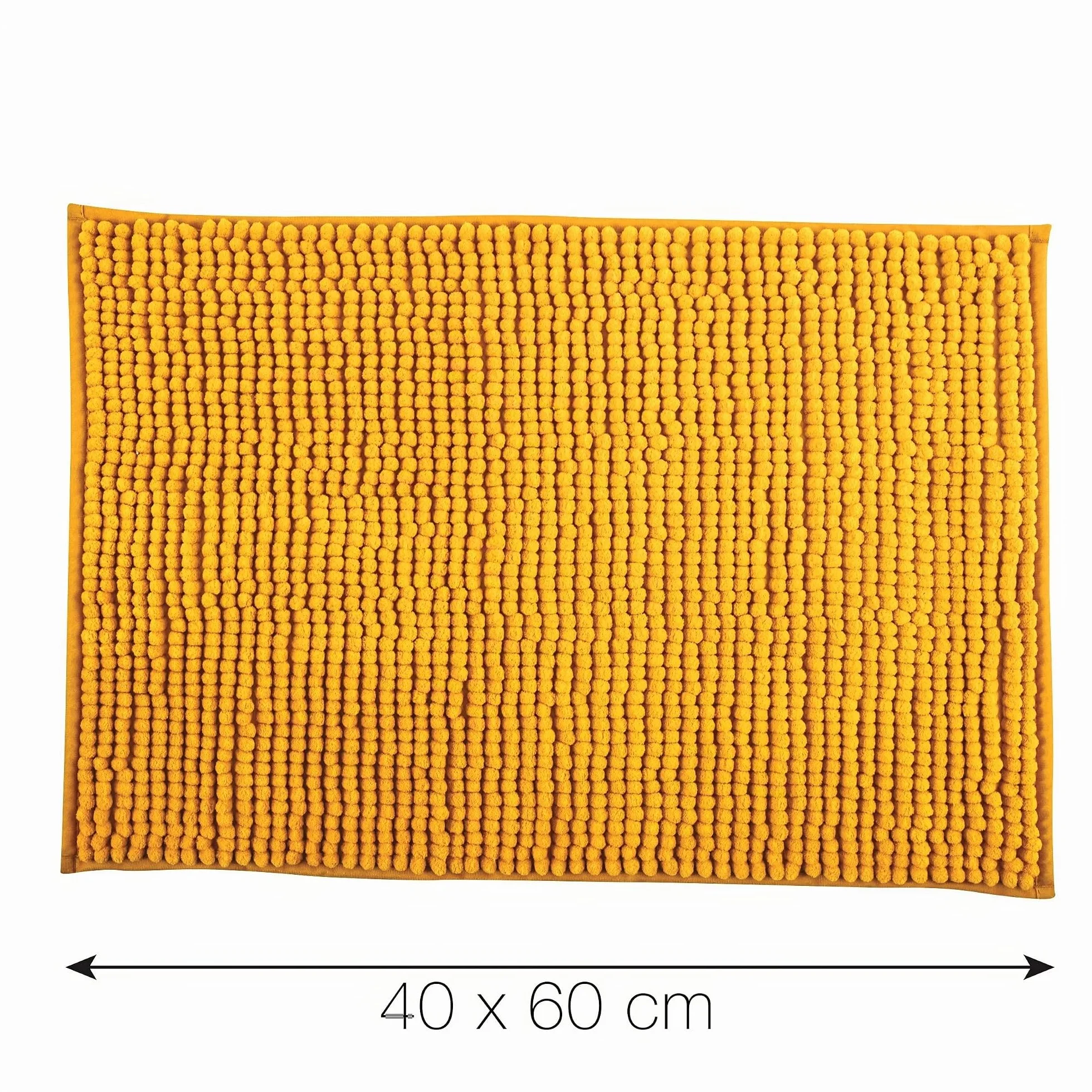 Tapis de Bain Microfibre Chenille Anti-dérapant 40x60 cm