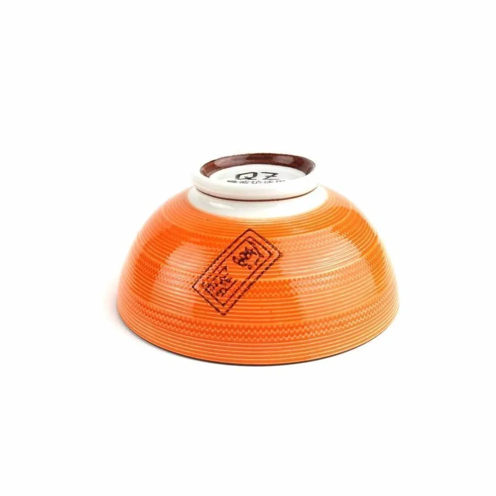 lachineuse Coffret Bols Japonais Design Maneki Neko 5 Bols à Riz Traditionnels Ø 11,5 cm 275 ML