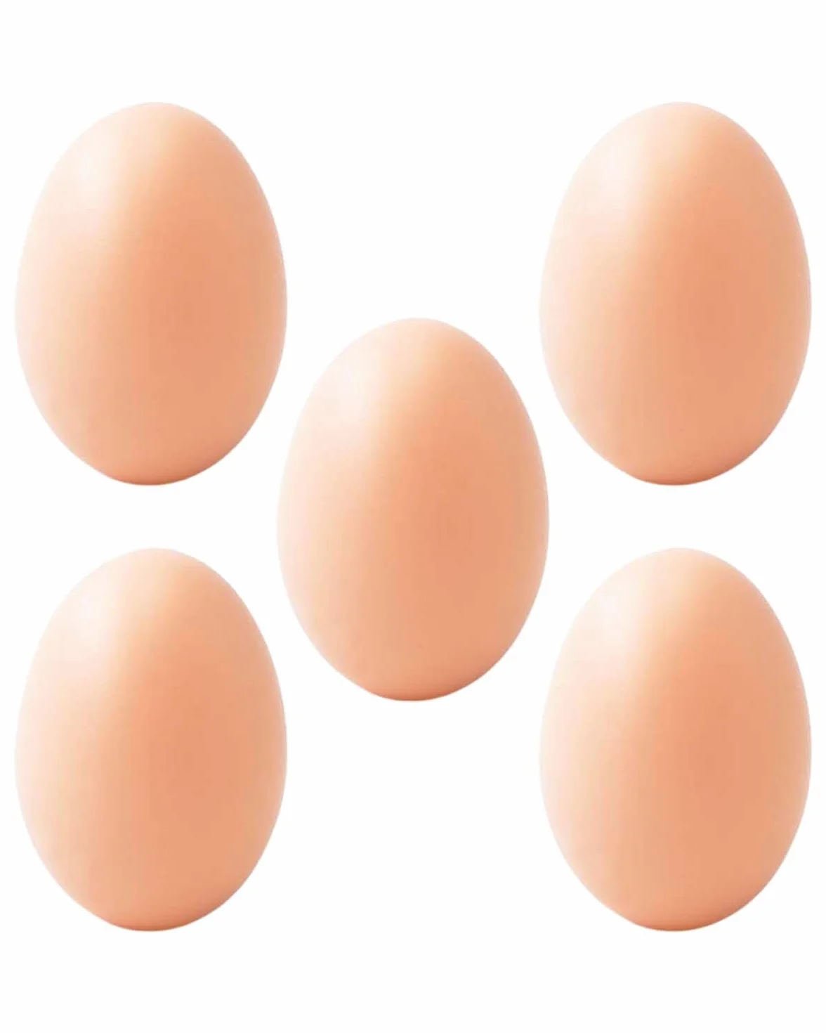 Faux Œufs en Silicone 5 Pièces, Œufs Artificiels Simulation, Aide Ponte Volaille, Œufs Bricolage Peinture Pâques
